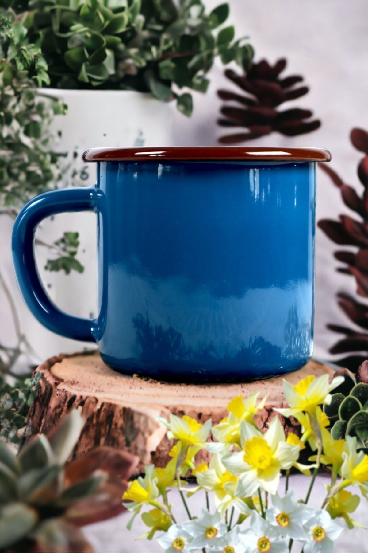 Emaye Kupa Bardak Camp Kamp Mug Fincan Kahve