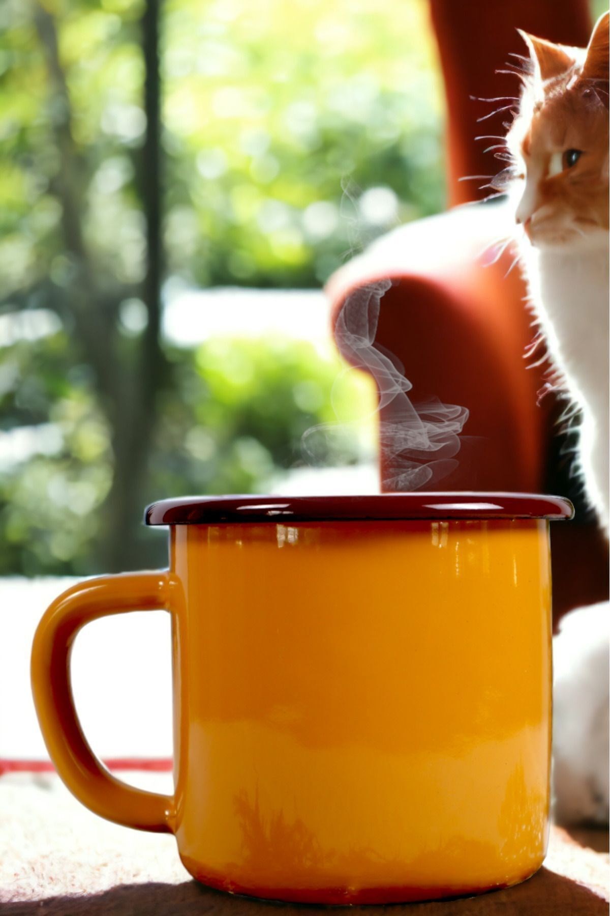 Emaye Kupa Bardak Camp Kamp Mug Fincan Kahve