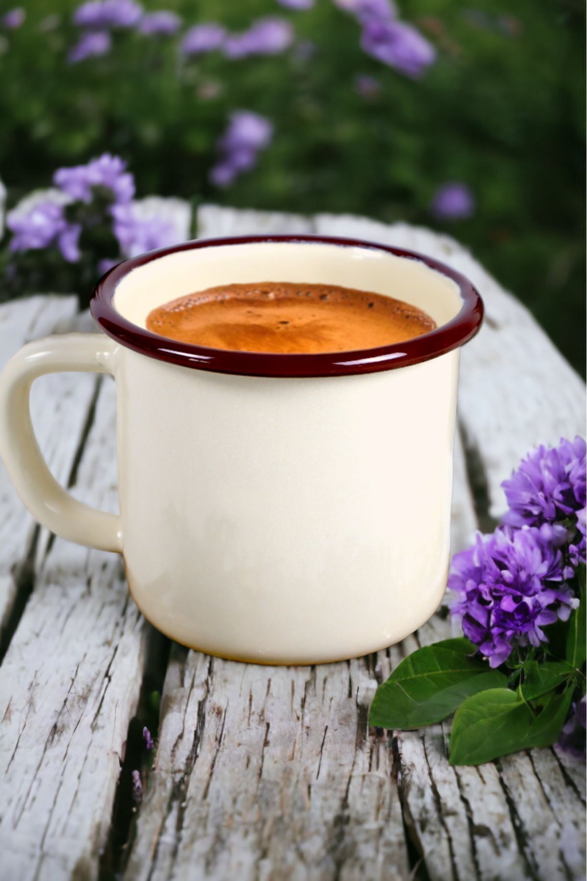 Emaye Kupa Bardak Camp Kamp Mug Fincan Kahve