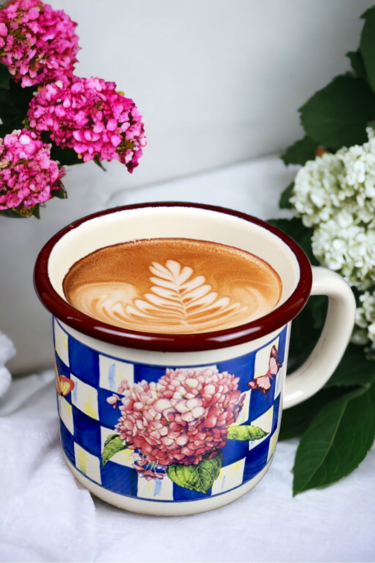 Emaye Kupa Bardak Camp Kamp Mug Fincan Kahve
