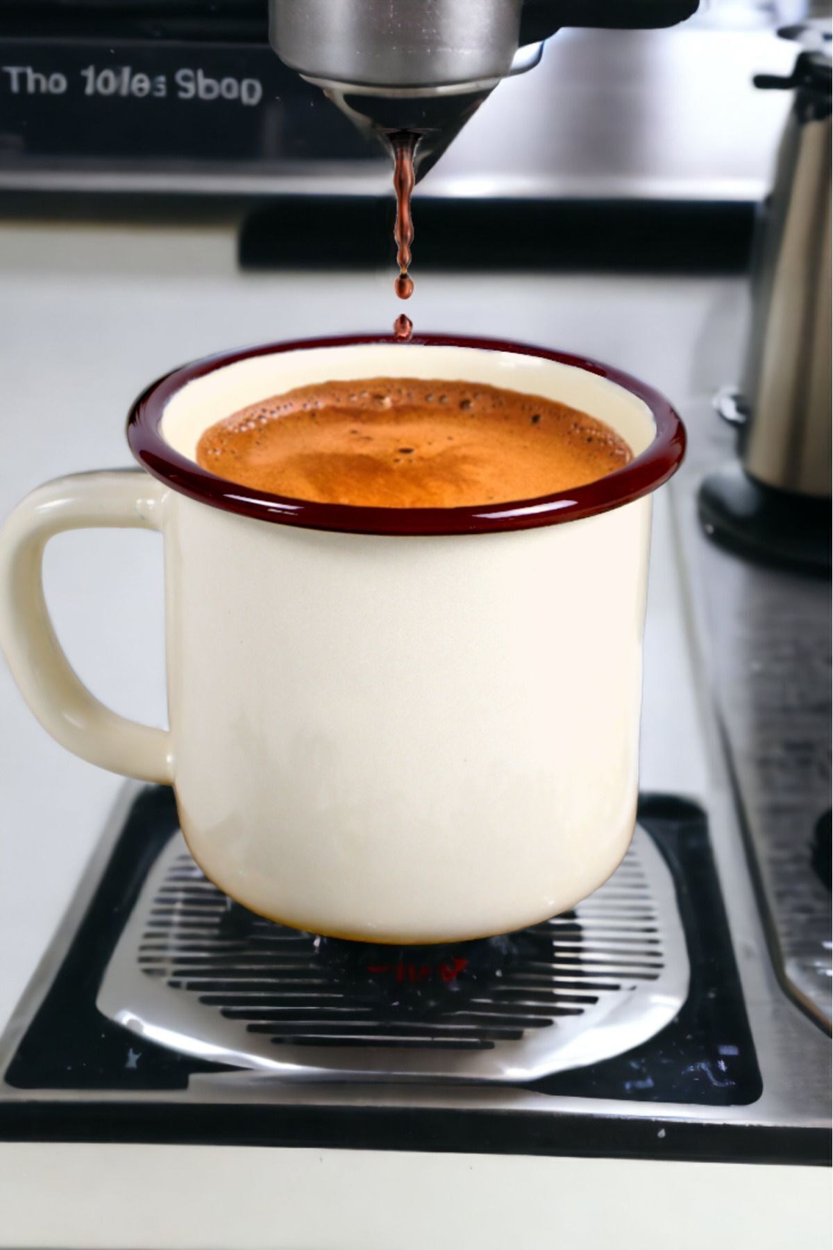 Emaye Kupa Bardak Camp Kamp Mug Fincan Kahve