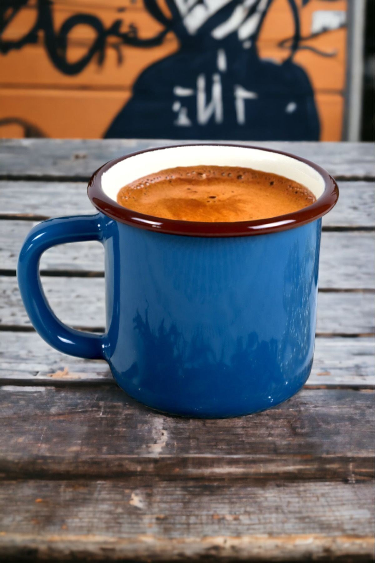 Emaye Kupa Bardak Camp Kamp Mug Fincan Kahve