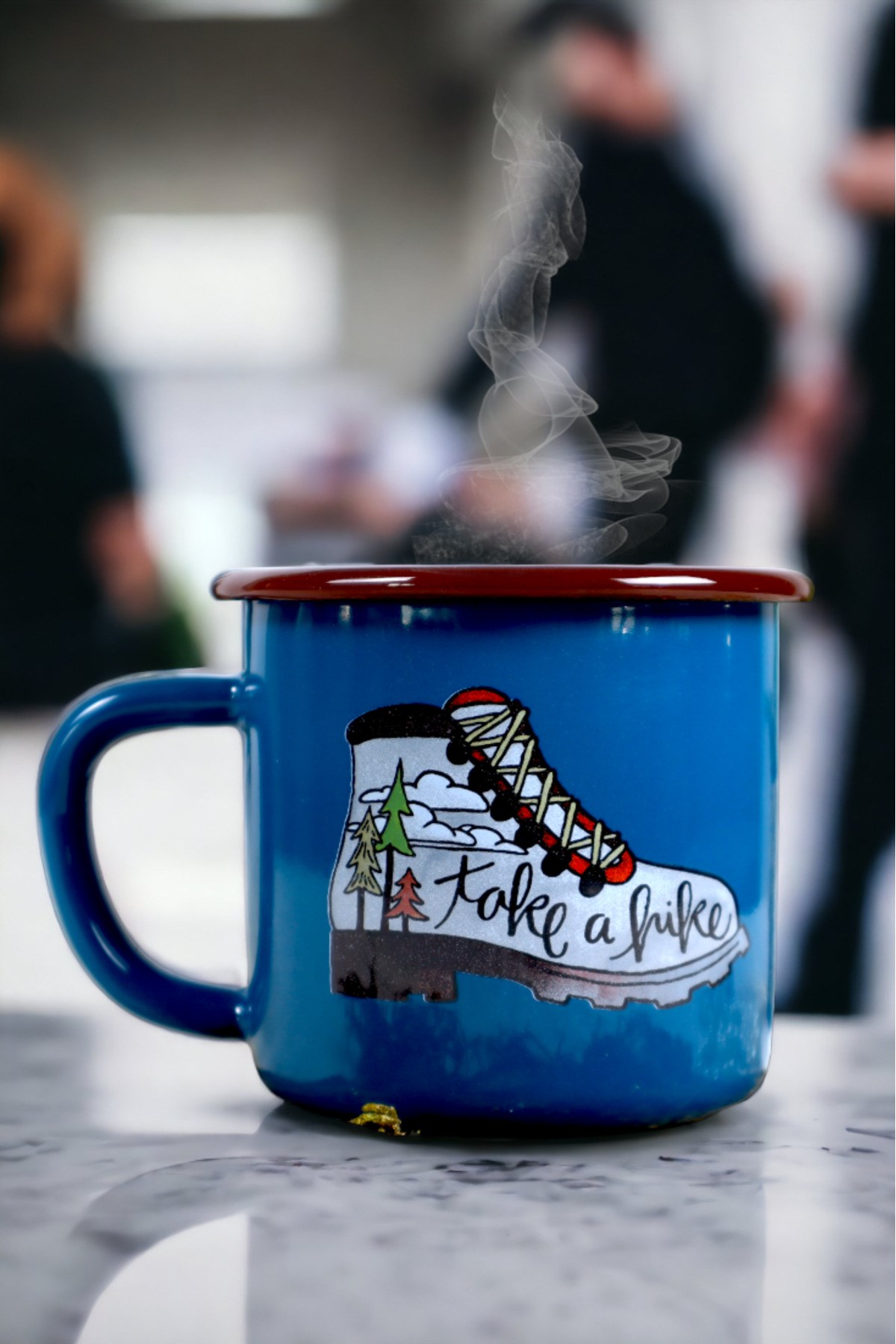 Emaye Kupa Bardak Camp Kamp Mug Fincan Kahve