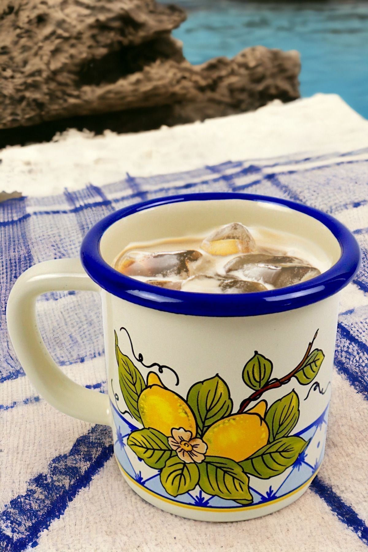Emaye Kupa Bardak Camp Kamp Mug Fincan Kahve 270ml