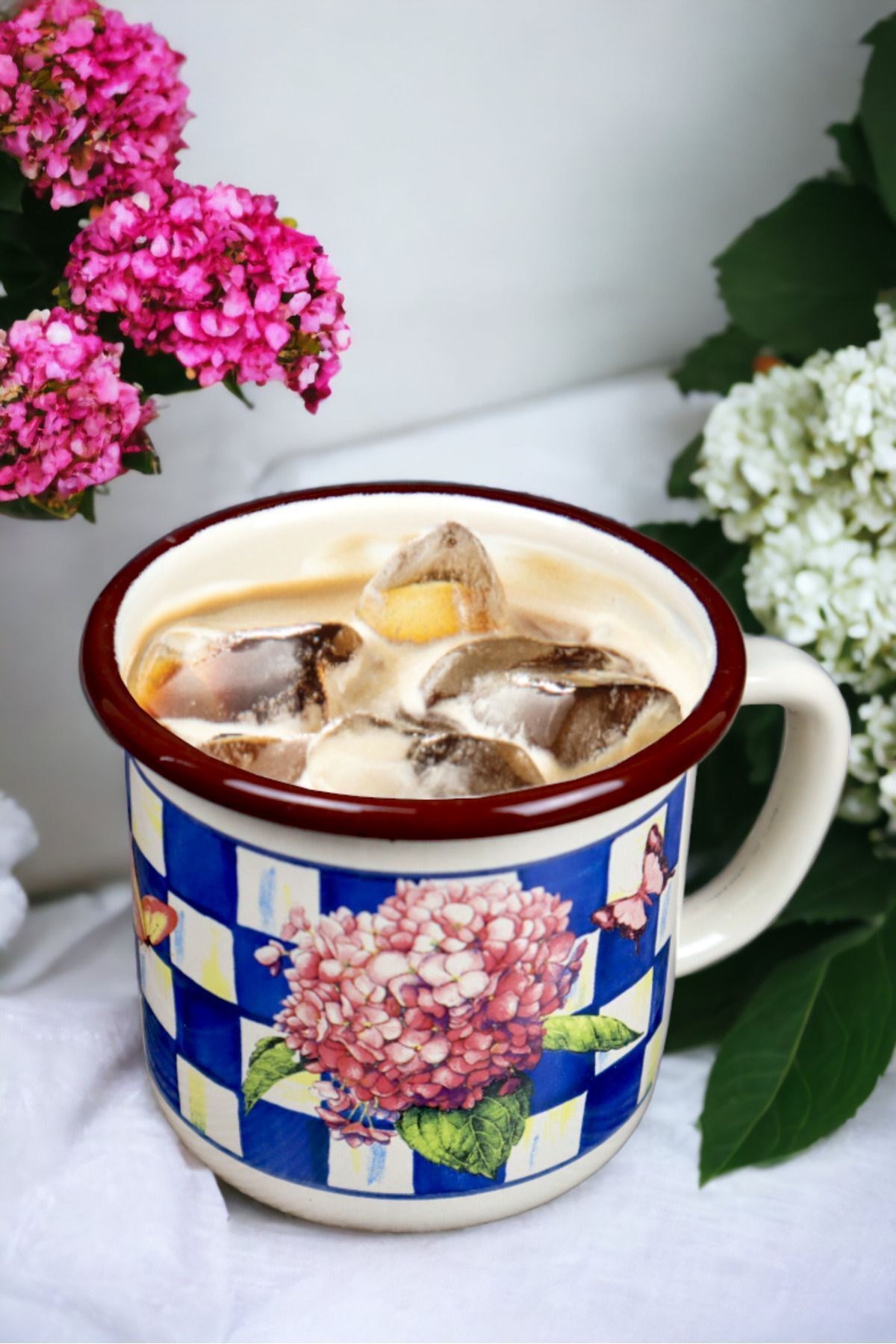 Emaye Kupa Bardak Camp Kamp Mug Fincan Kahve