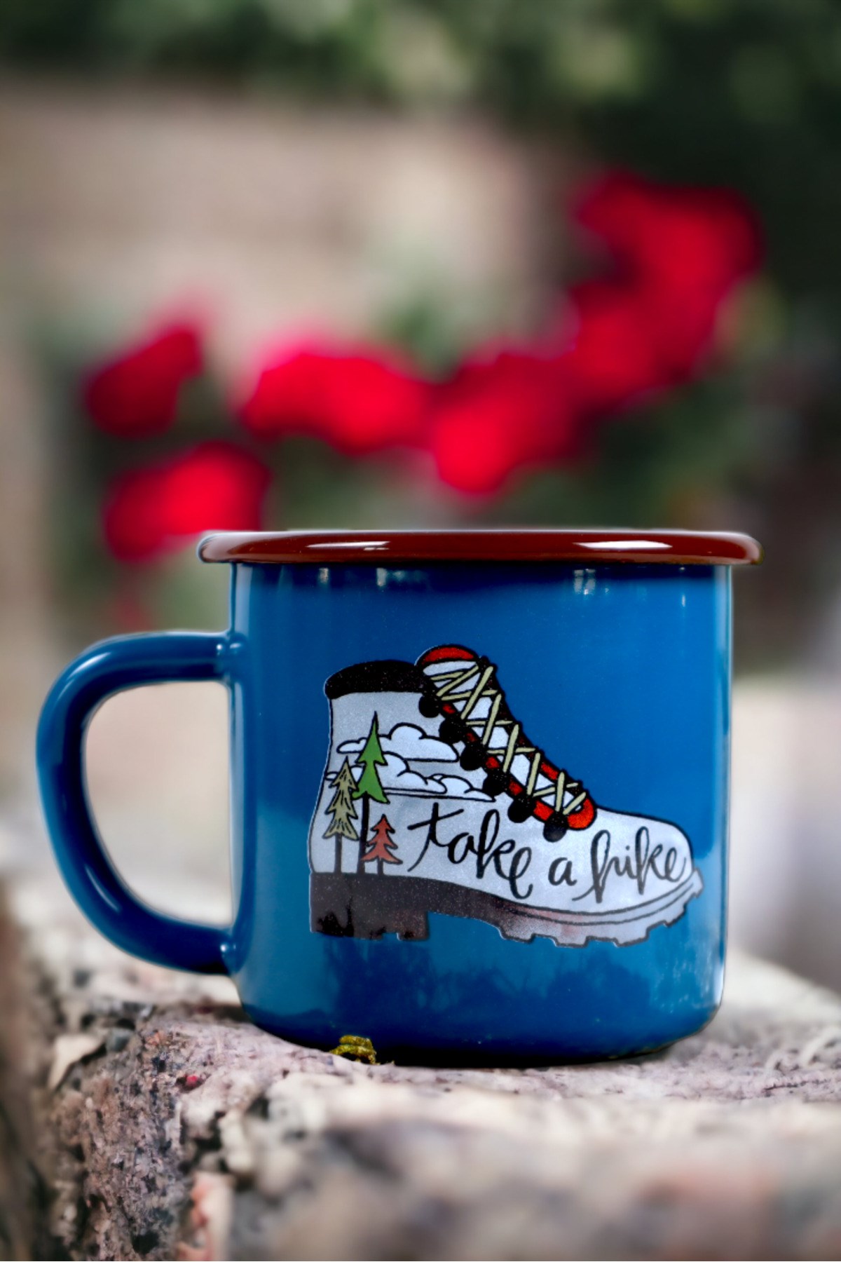 Emaye Kupa Bardak Camp Kamp Mug Fincan Kahve