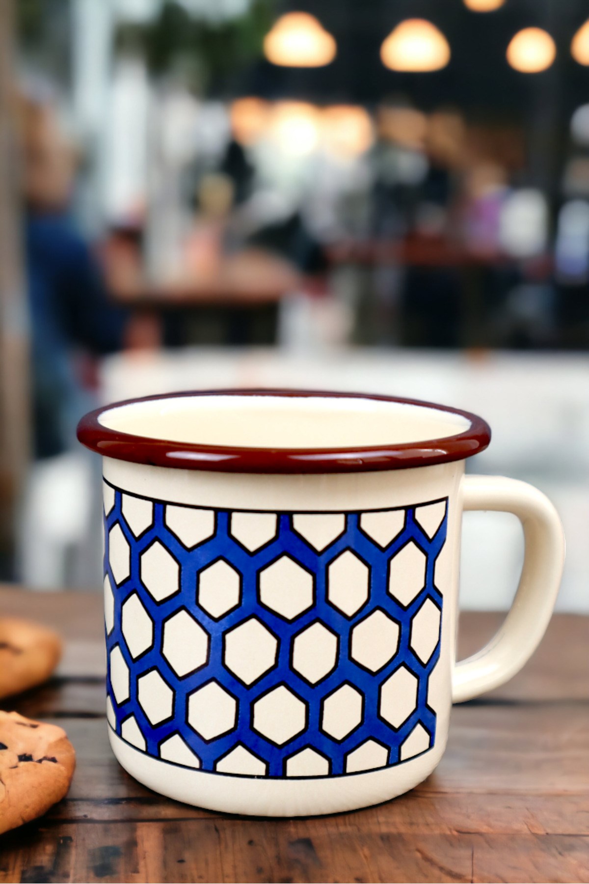 Emaye Kupa Bardak Camp Kamp Mug Fincan Kahve