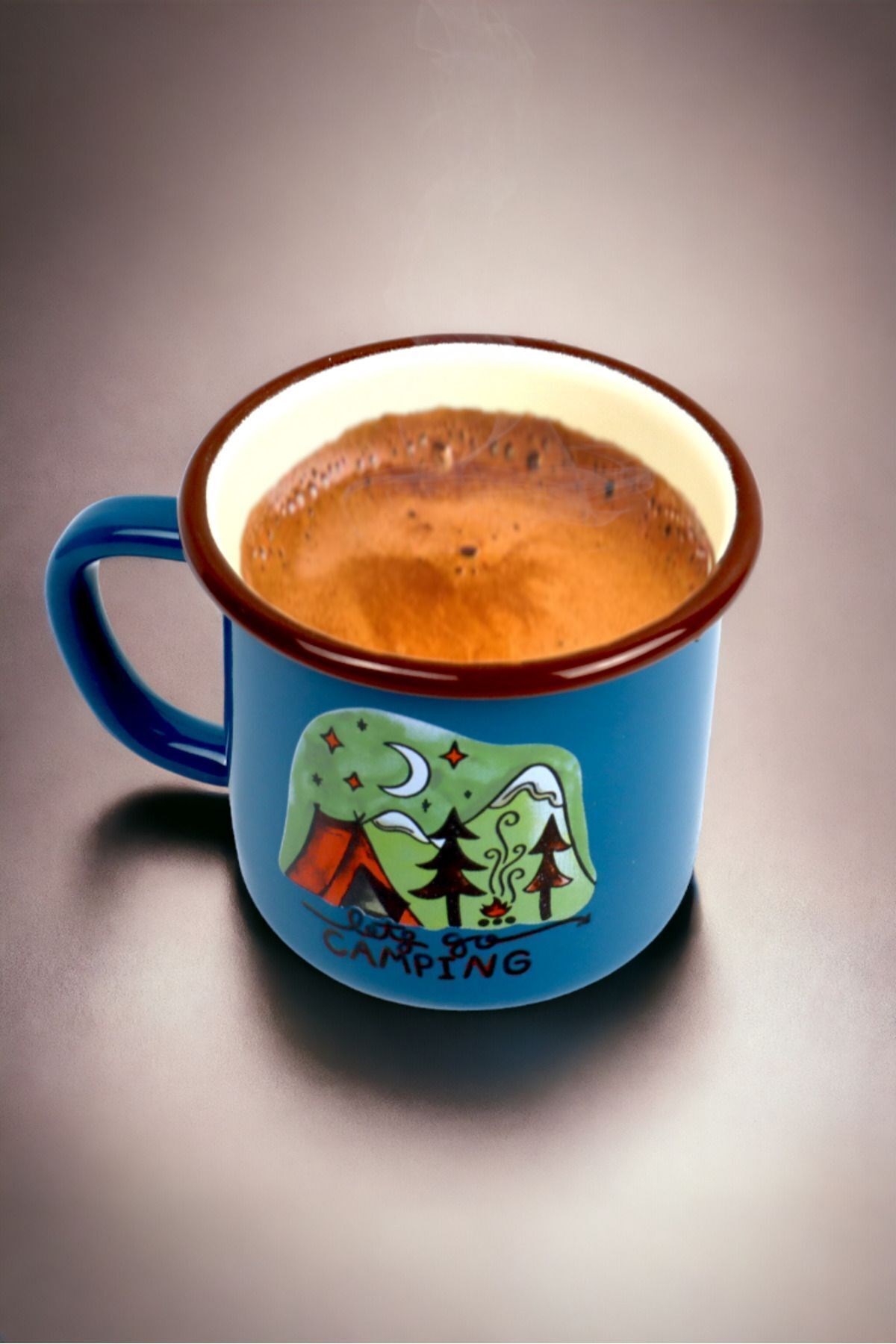 Emaye Kupa Bardak Camp Kamp Mug Fincan Kahve