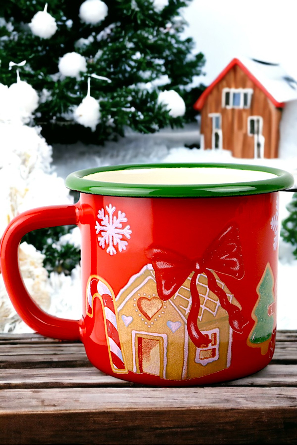 Emaye Kupa Bardak Camp Kamp Mug Fincan Kahve 380 Ml