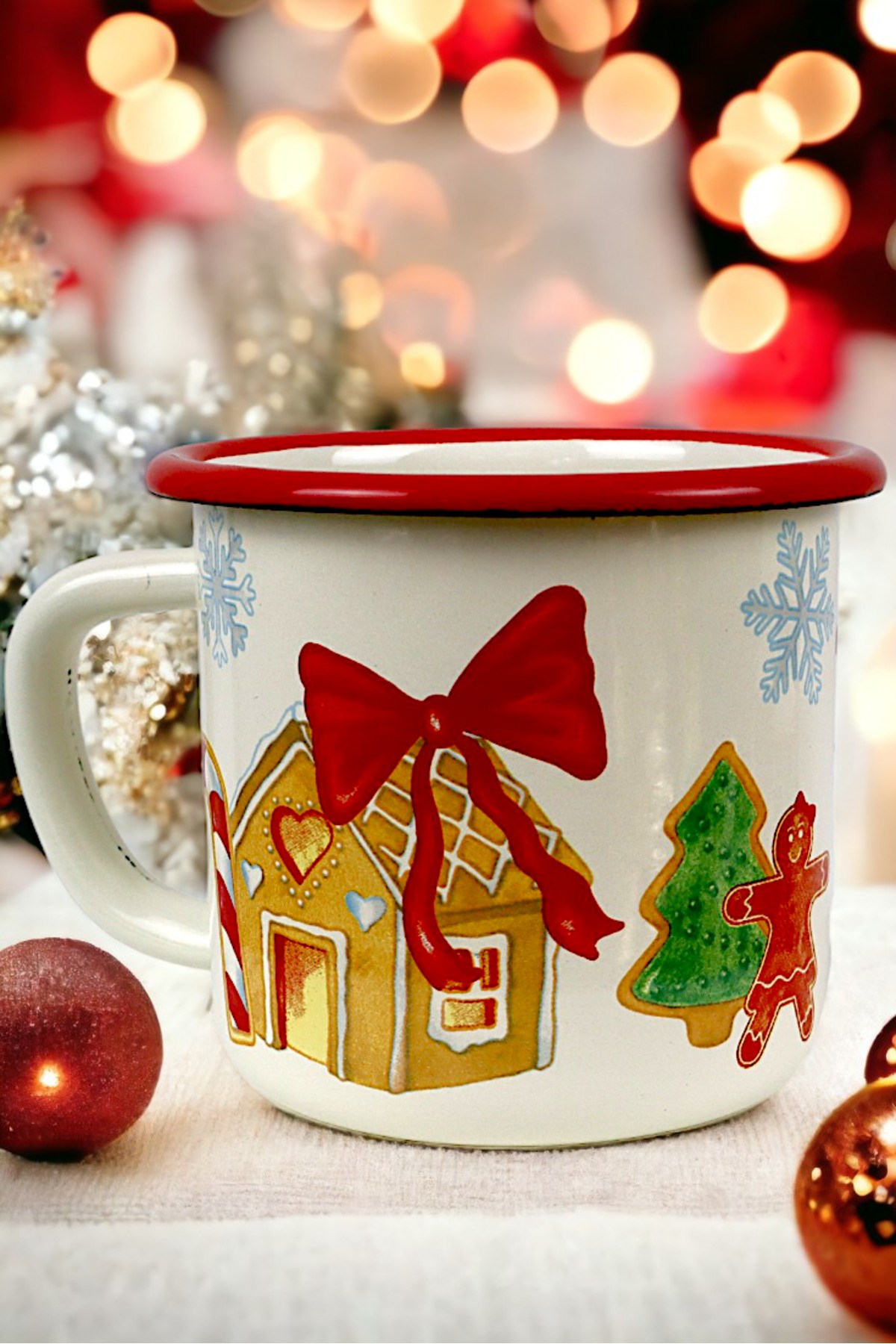 Emaye Kupa Bardak Camp Kamp Mug Fincan Kahve 380 Ml