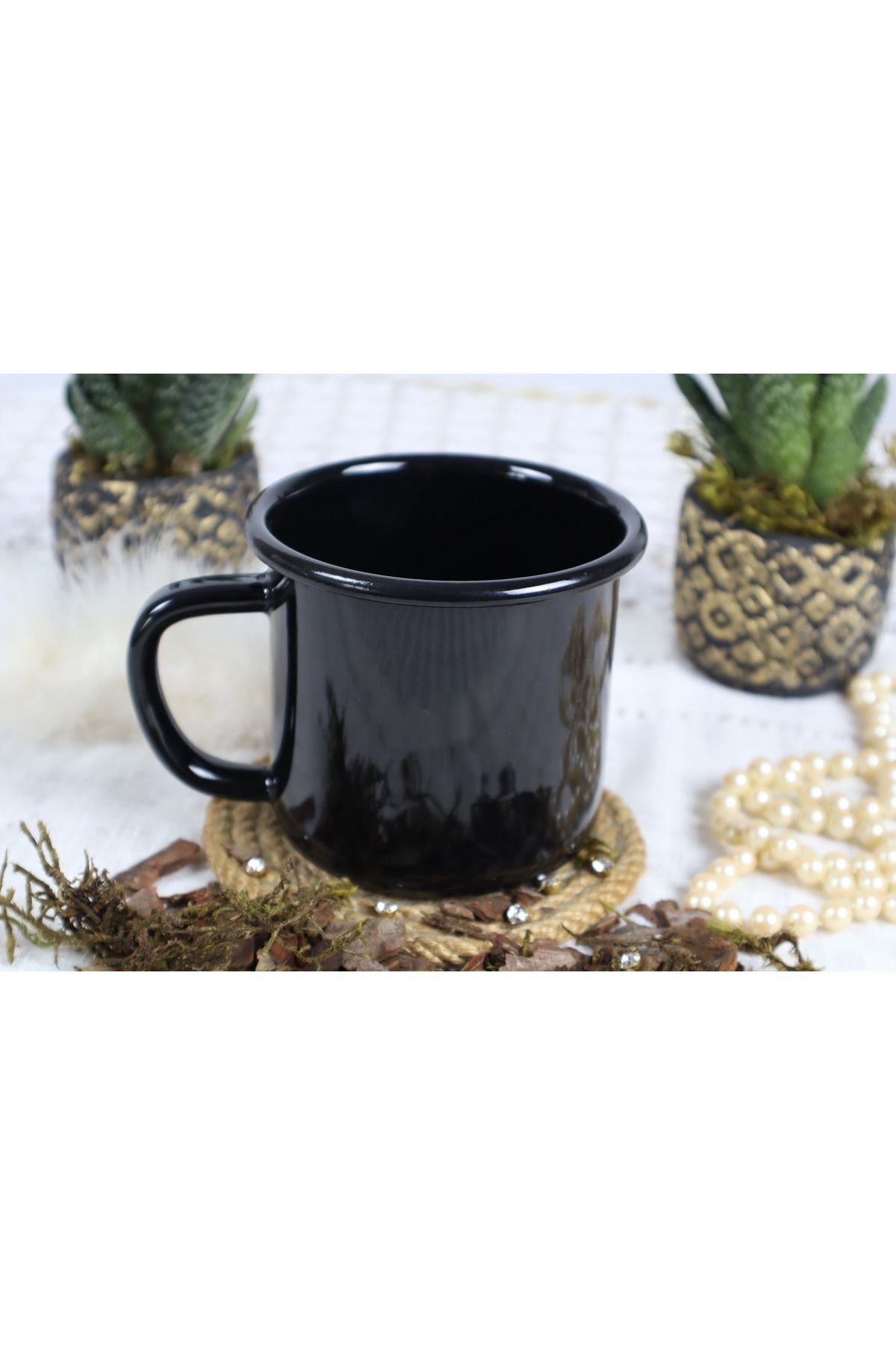 Emaye Kupa Bardak Camp Kamp Mug Fincan Kahve
