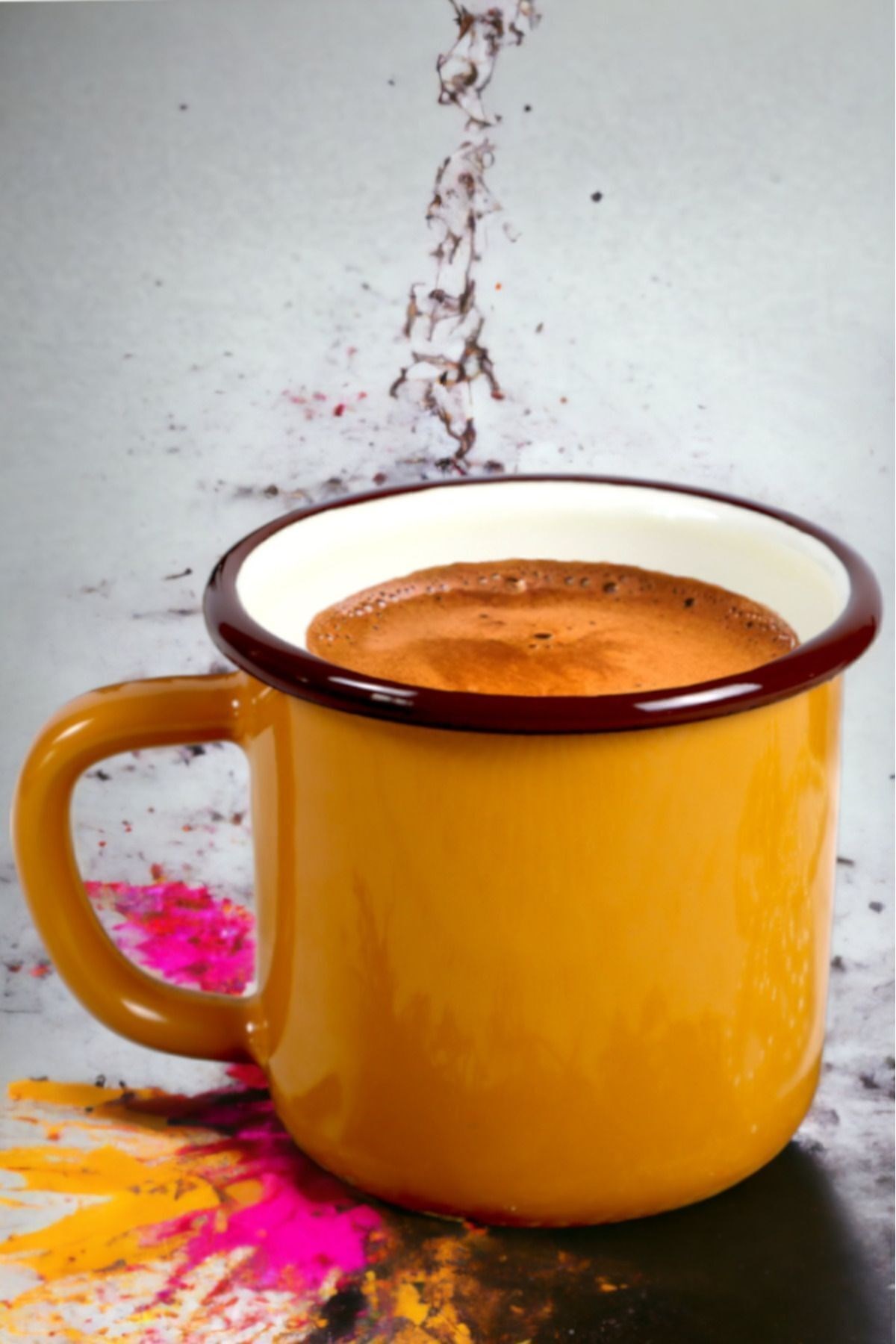 Emaye Kupa Bardak Camp Kamp Mug Fincan Kahve