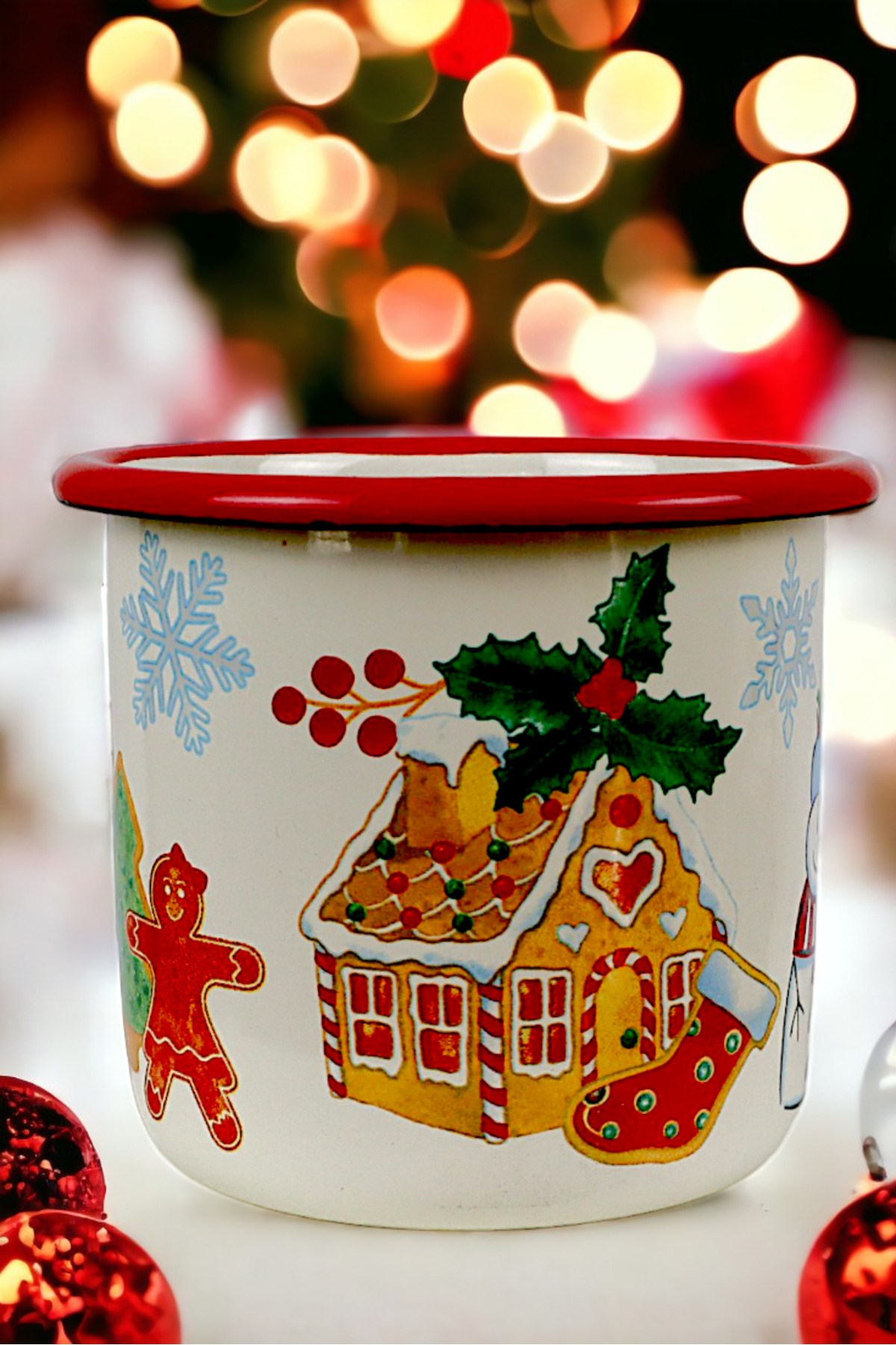 Emaye Kupa Bardak Camp Kamp Mug Fincan Kahve 380 Ml