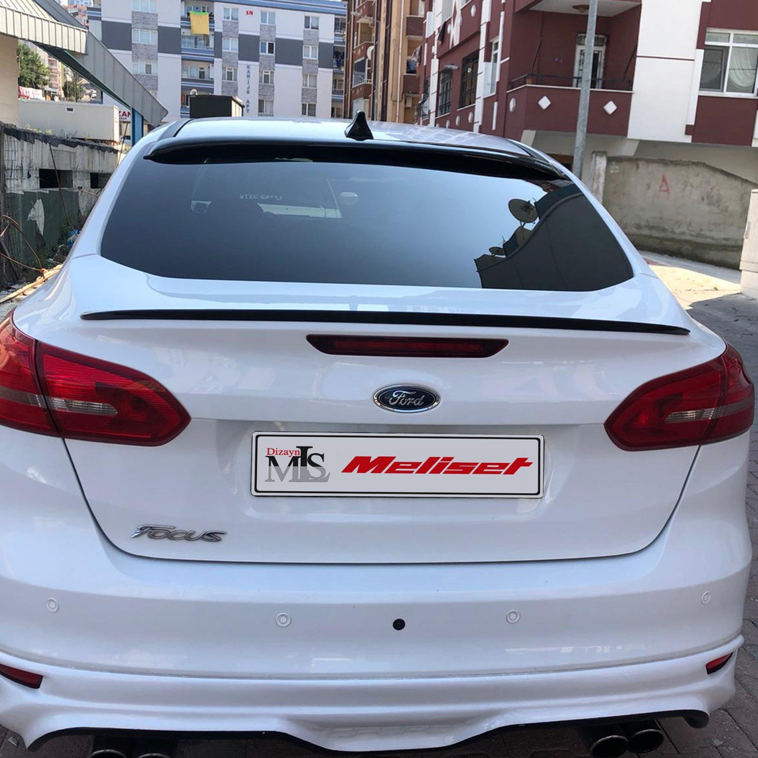Ford Focus Arka Cam Üstü Spoiler 2011-2018 Yılı ve Arasına Uyumludur