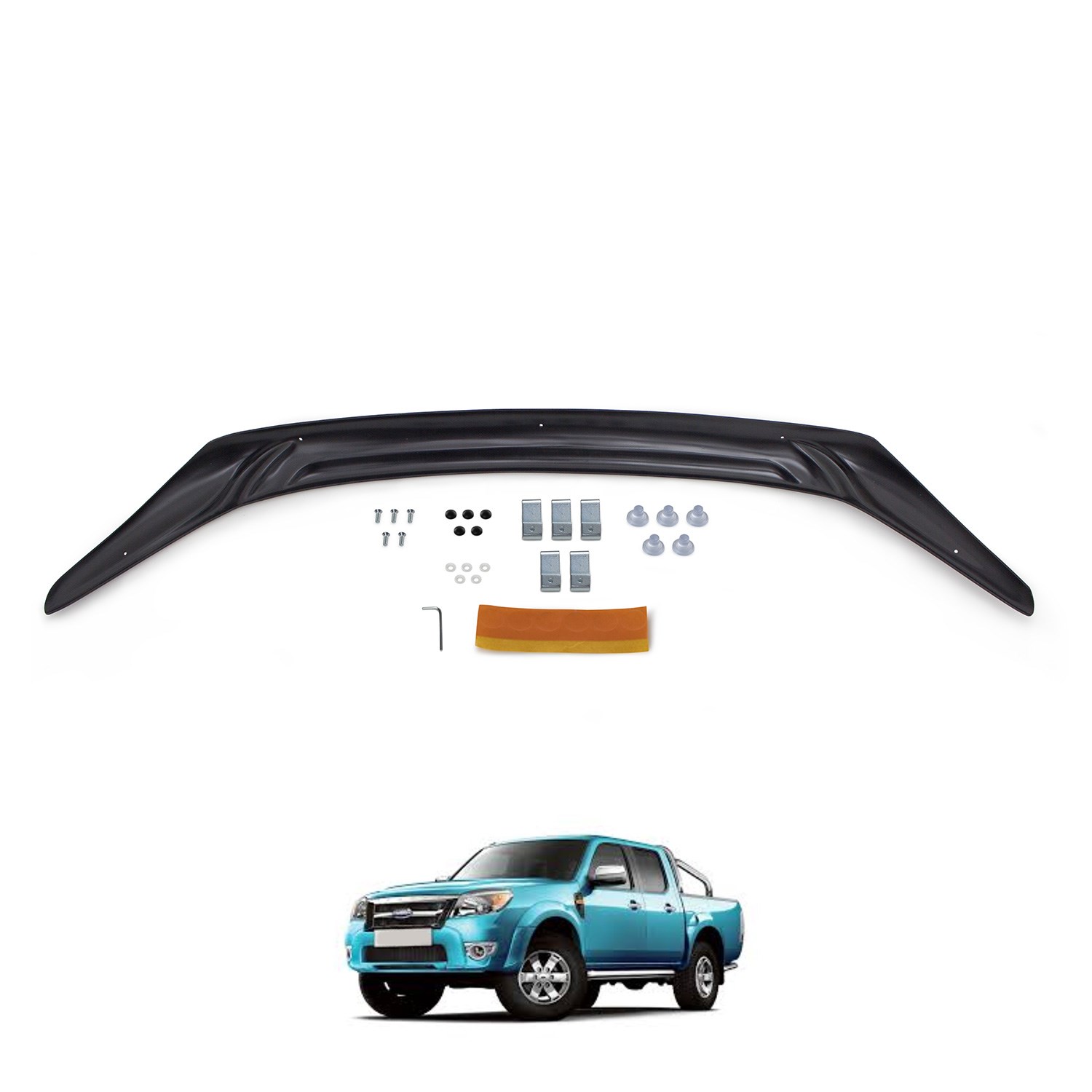 Ford Ranger Ön Kaput Rüzgarlığı 2009-2011 Yılı ve Arasına Uyumludur