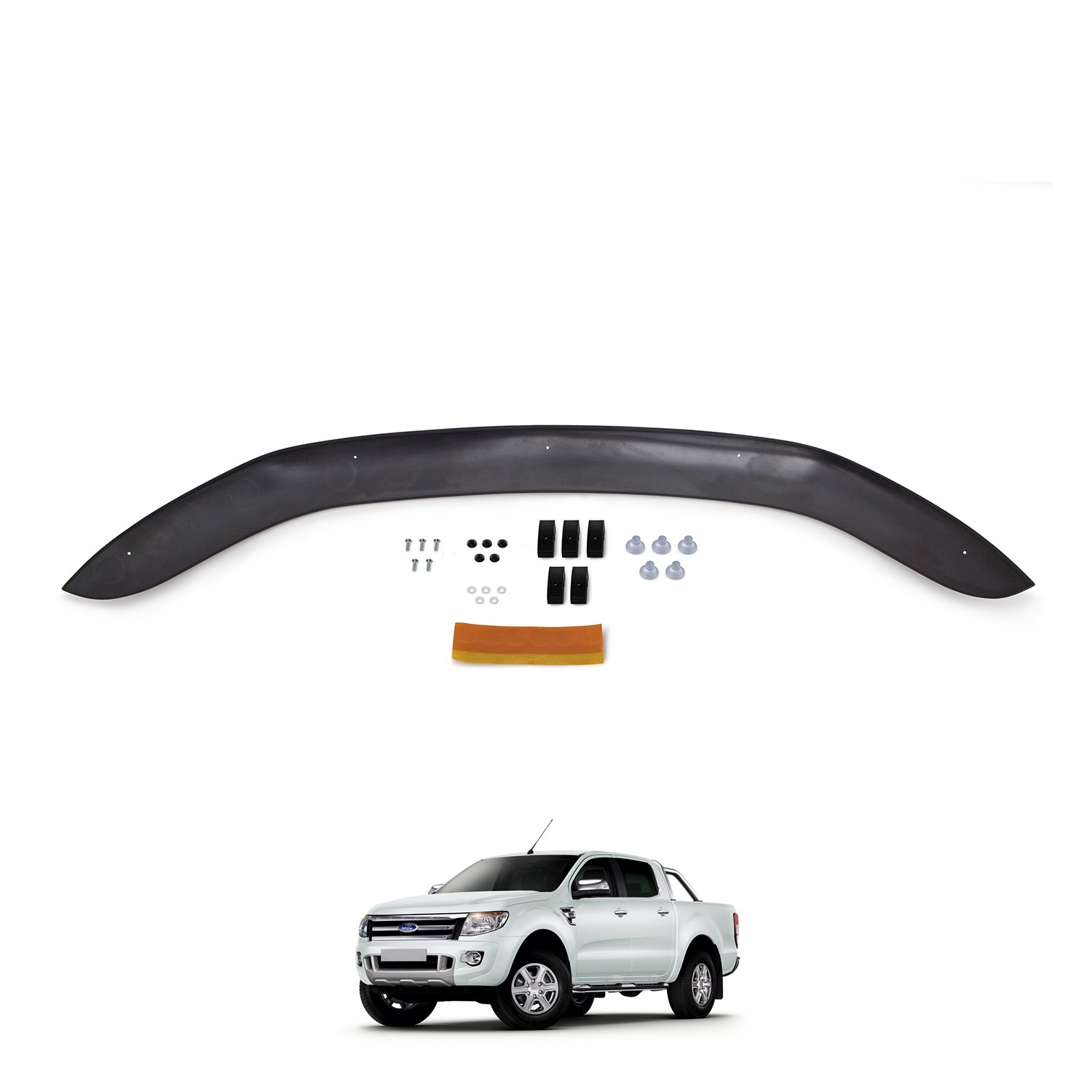Ford Ranger Ön Kaput Rüzgarlığı 2011-2015 Yılı ve Arasına Uyumludur