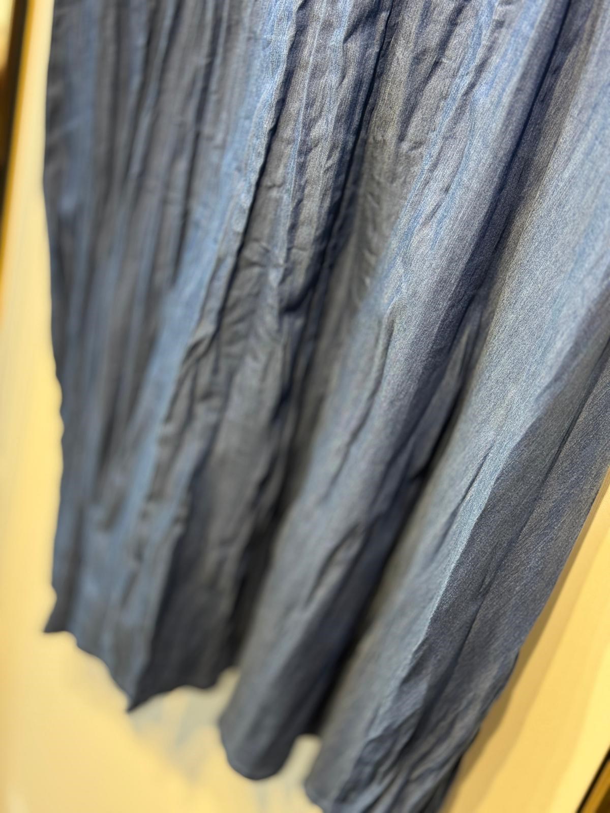 FUAT GÜRSEN Denim Kırıştırma Etek