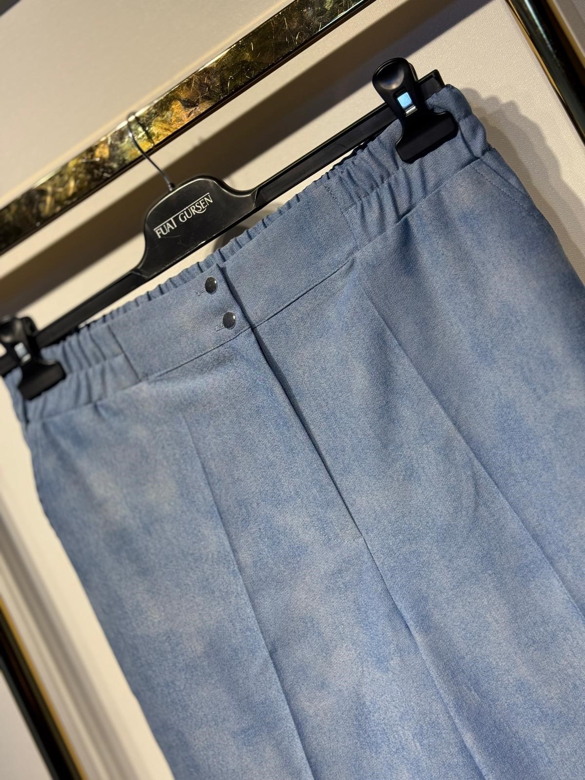 FUAT GÜRSEN Denim Kumaş Rahat Pantolon