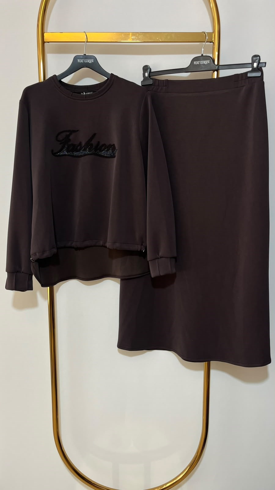 FUAT GÜRSEN Fashion Detaylı Etekli Takım