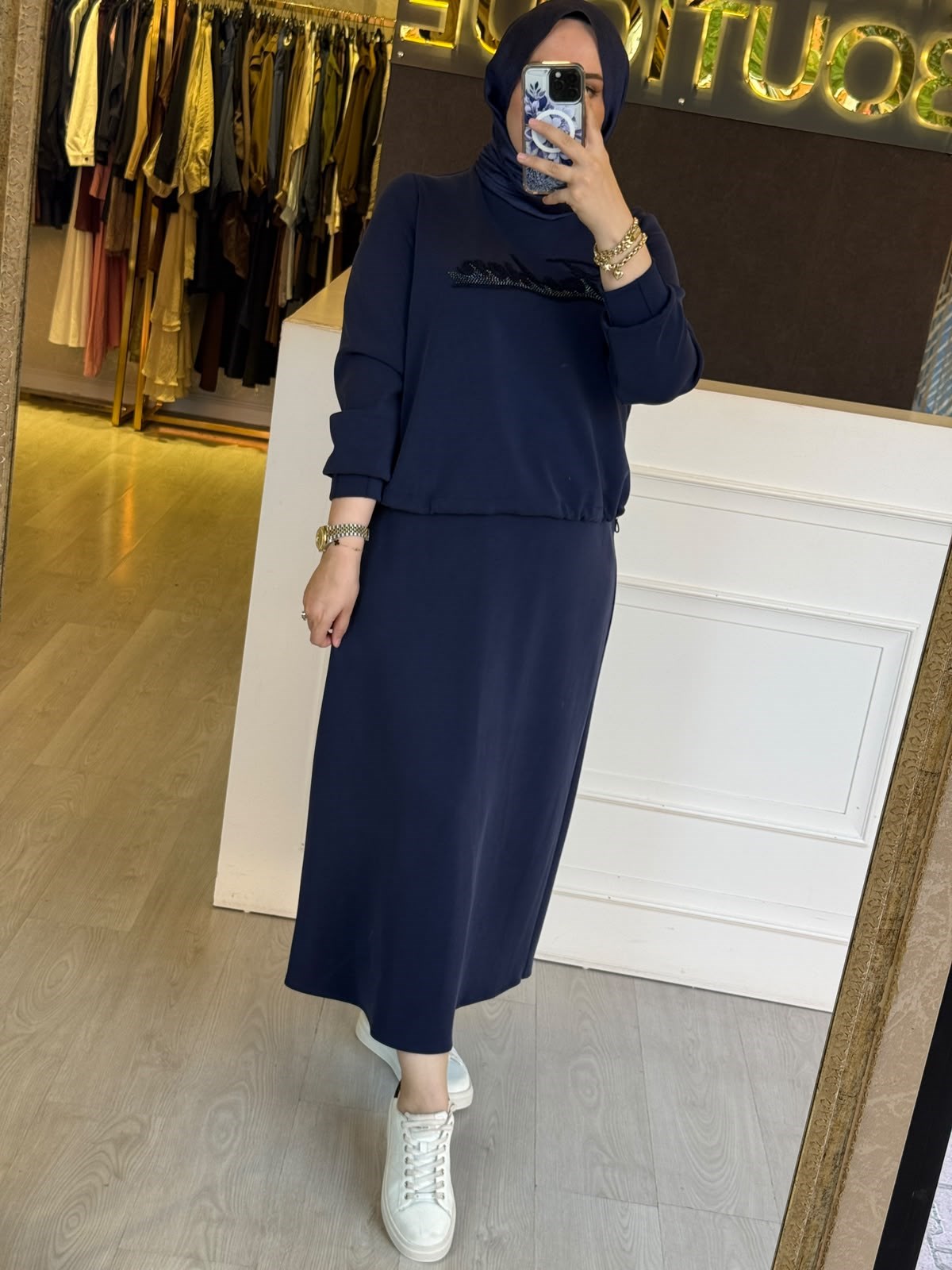 FUAT GÜRSEN Fashion Detaylı Etekli Takım