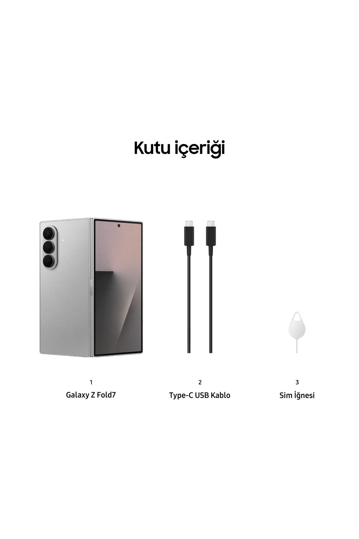 Galaxy Z Fold7 1 TB Gece Siyahı Cep Telefonu