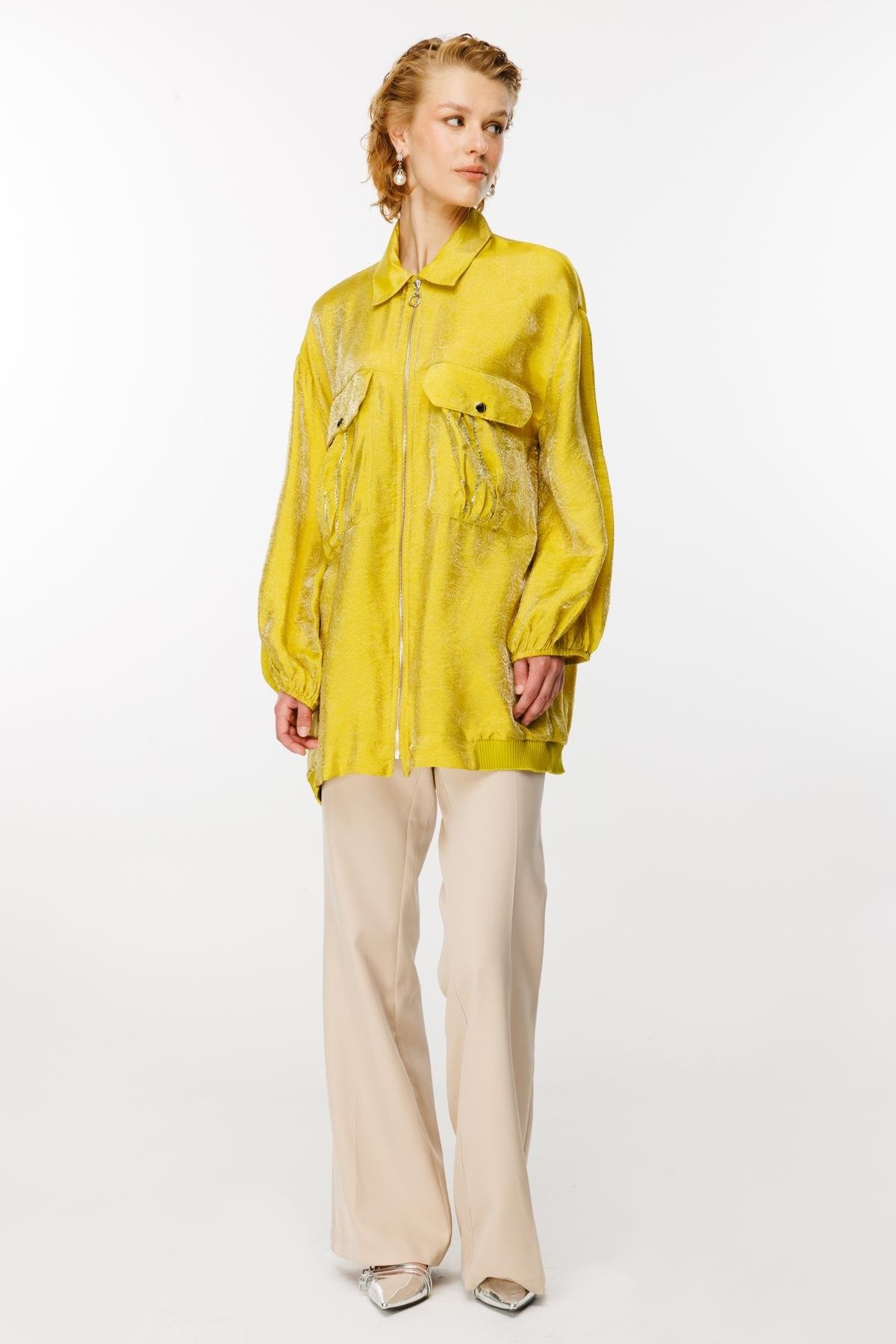 GHİSA CEP DETAYLI CEKET