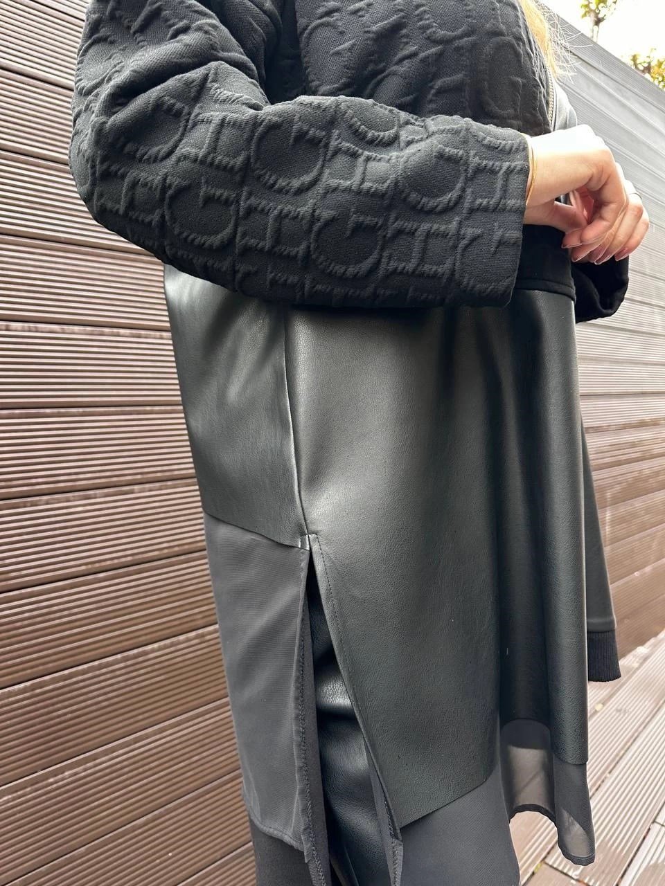 GHİSA DERİ DETAY CEKET PANTOLON TAKIM