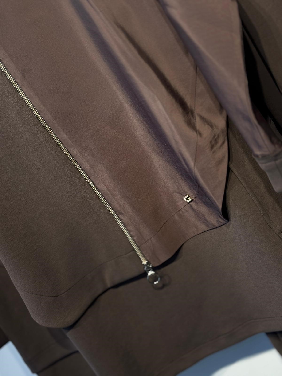 GHİSA Ferumuar Tasarım Mix Kumaş Tunik Pantolon Takım