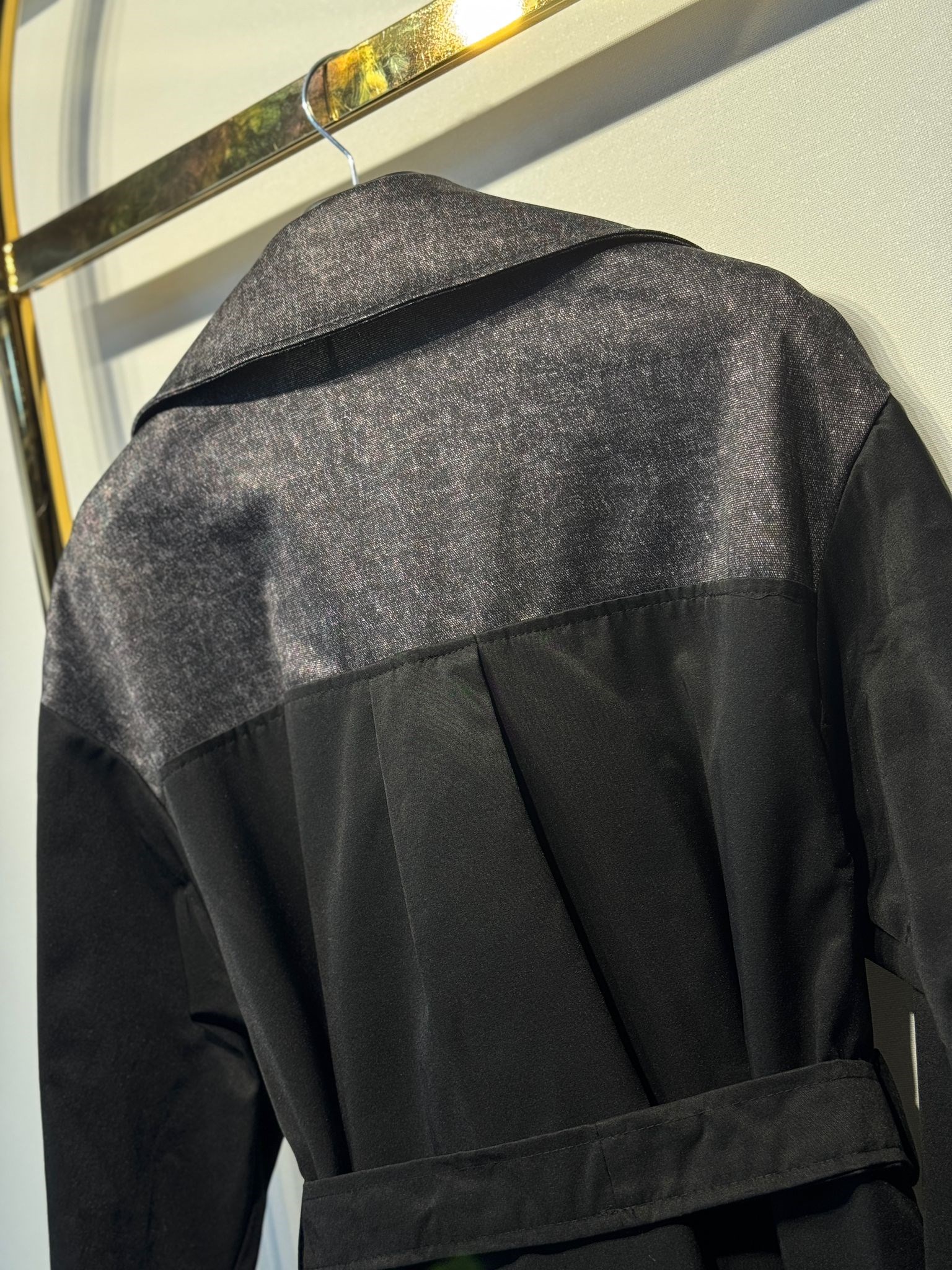 GHİSA Gold Düğme Detaylı Jeans Mix Kısa Trenç