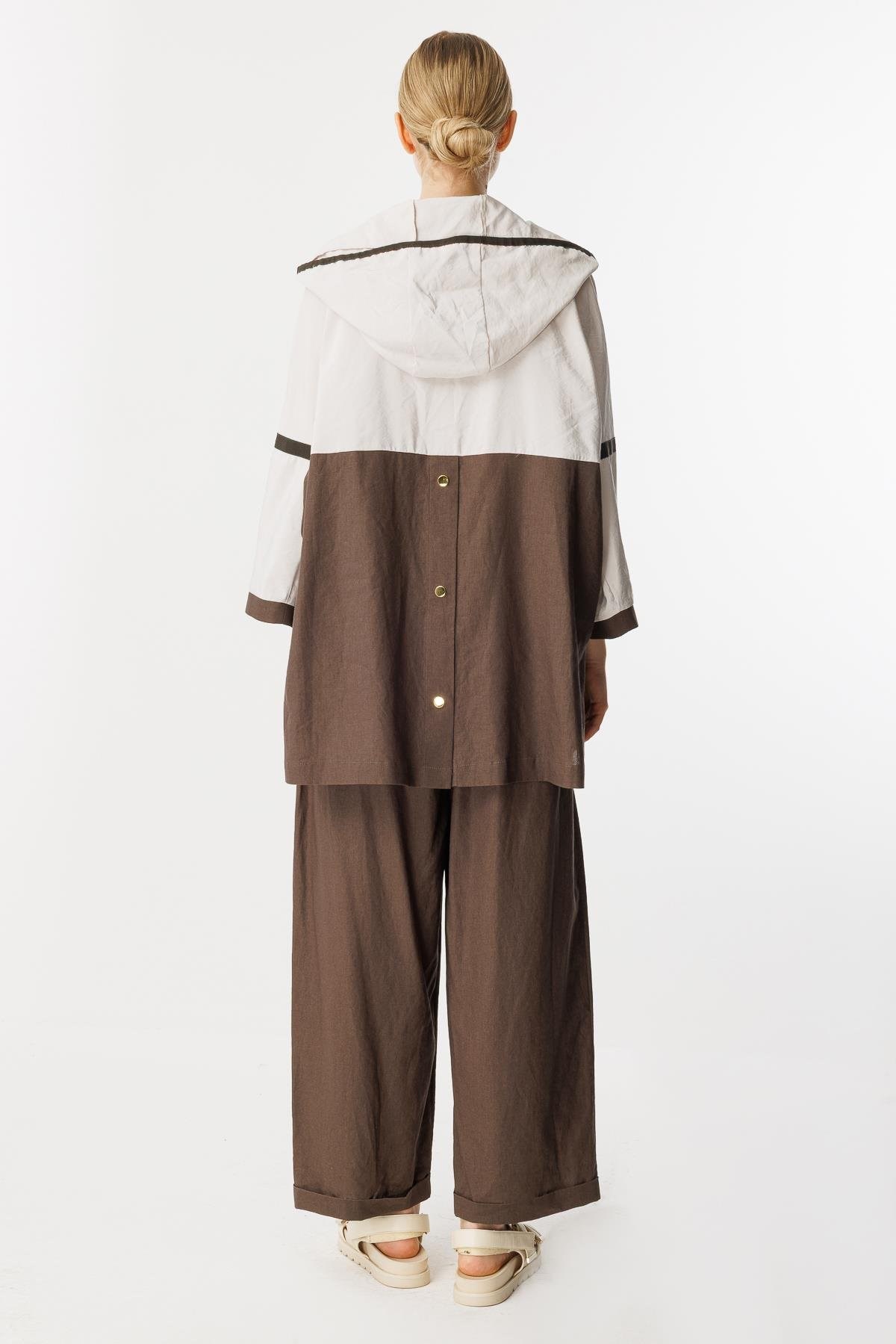 GHİSA Kapşonlu Çıtçıtlı Sweat Pantolon Takım