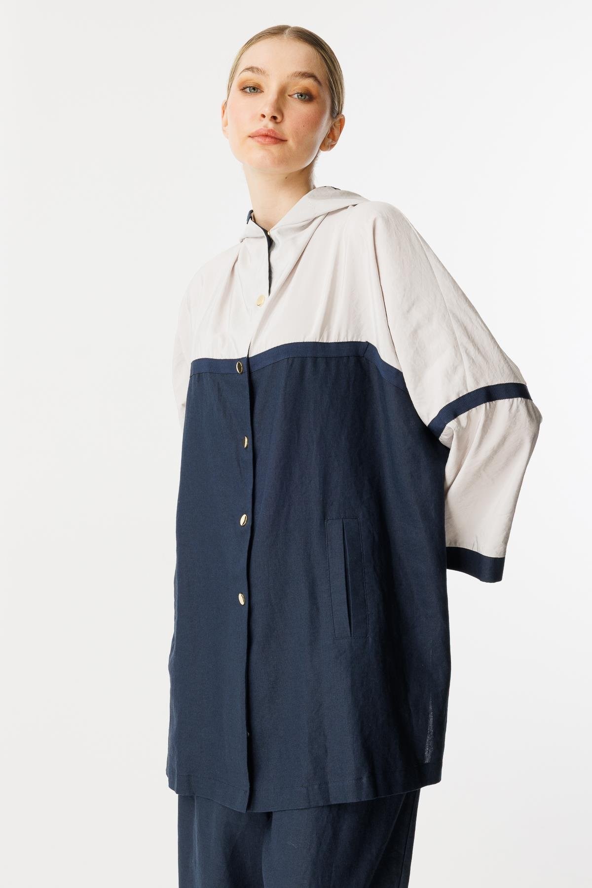 GHİSA Kapşonlu Çıtçıtlı Sweat Pantolon Takım