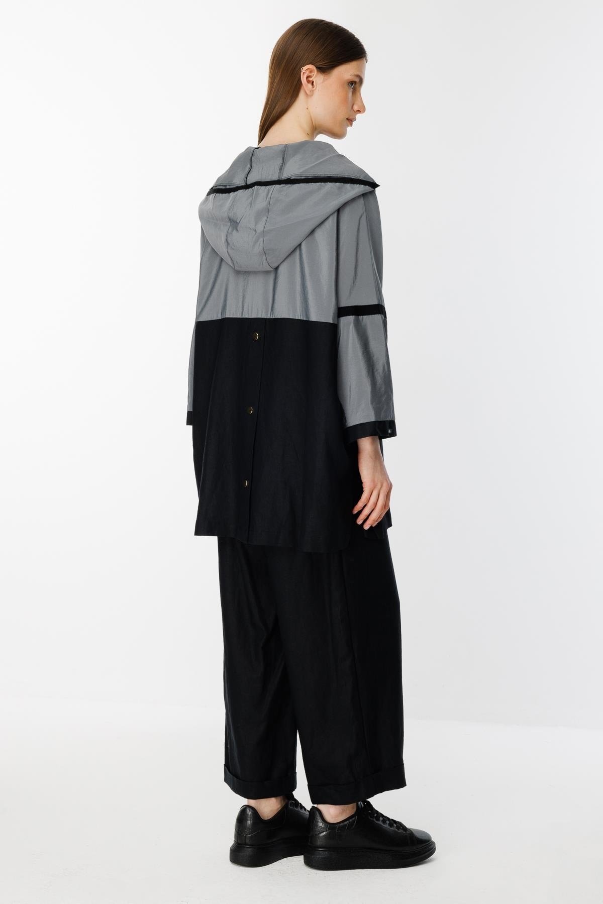 GHİSA Kapşonlu Çıtçıtlı Sweat Pantolon Takım
