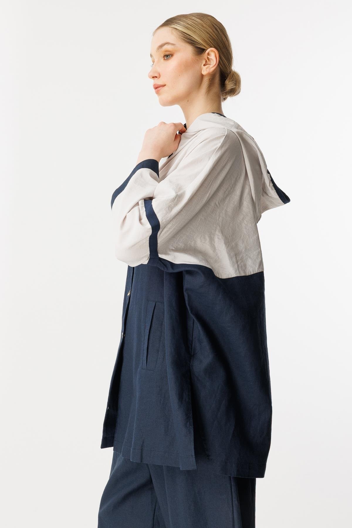 GHİSA Kapşonlu Çıtçıtlı Sweat Pantolon Takım