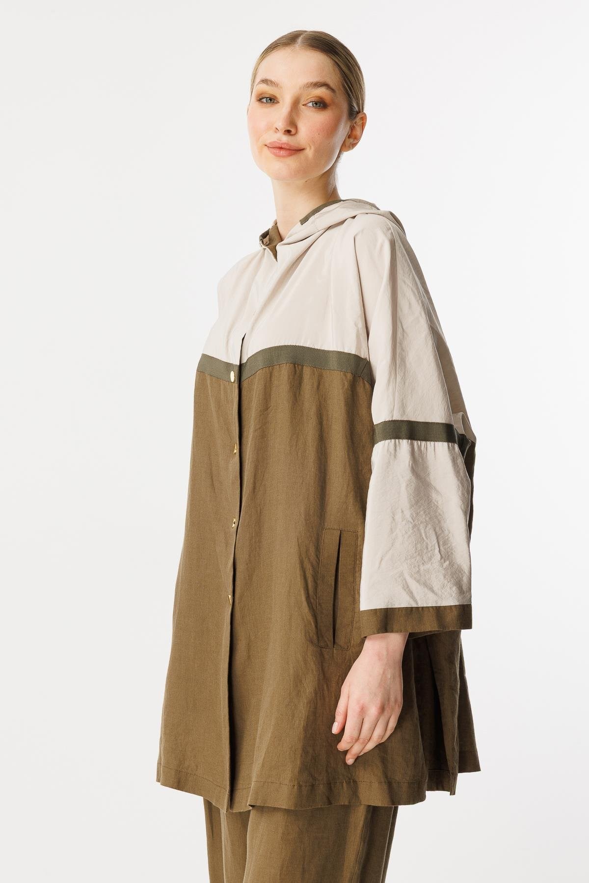 GHİSA Kapşonlu Çıtçıtlı Sweat Pantolon Takım