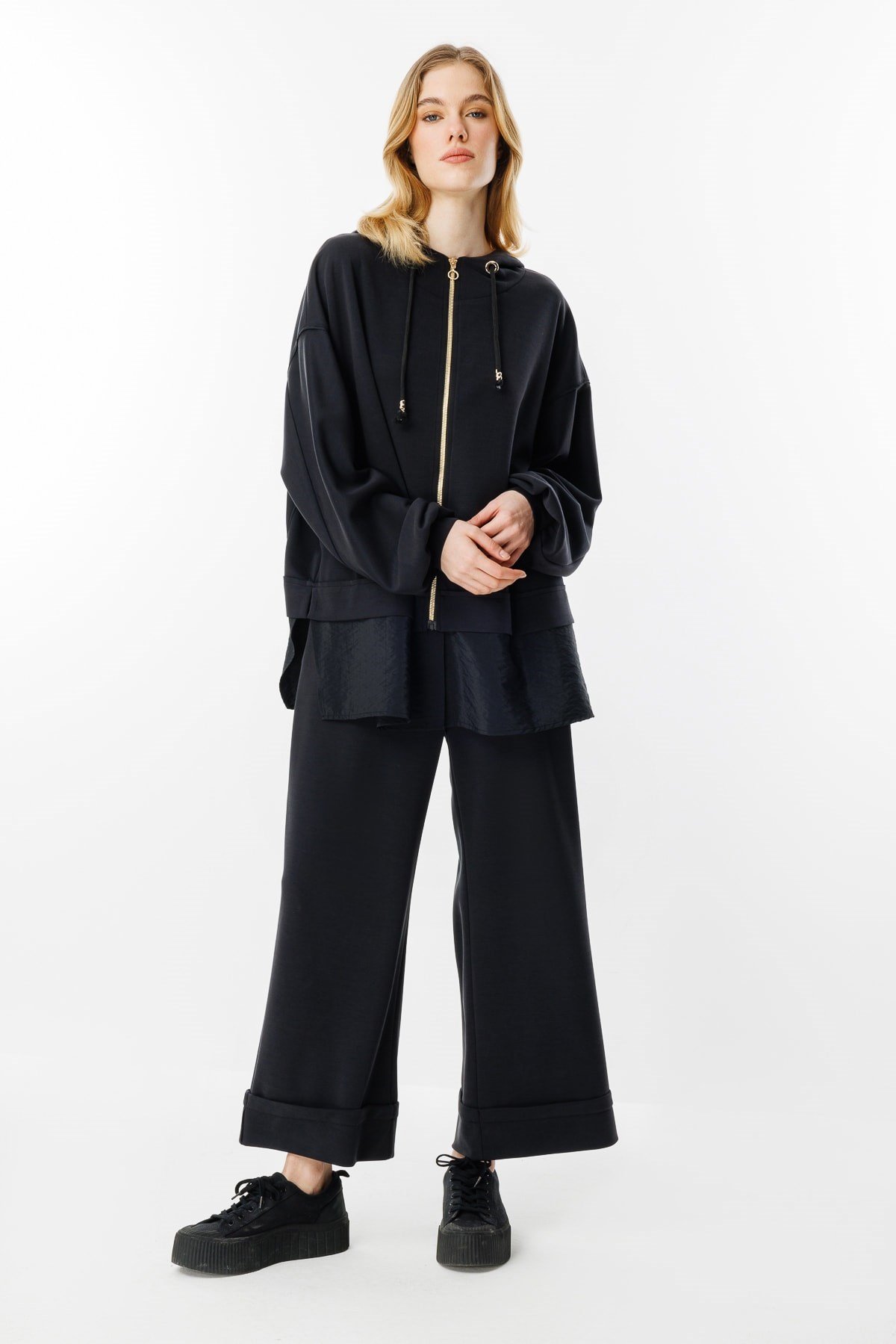 GHİSA Kapşonlu Sweat Pantolon Takım