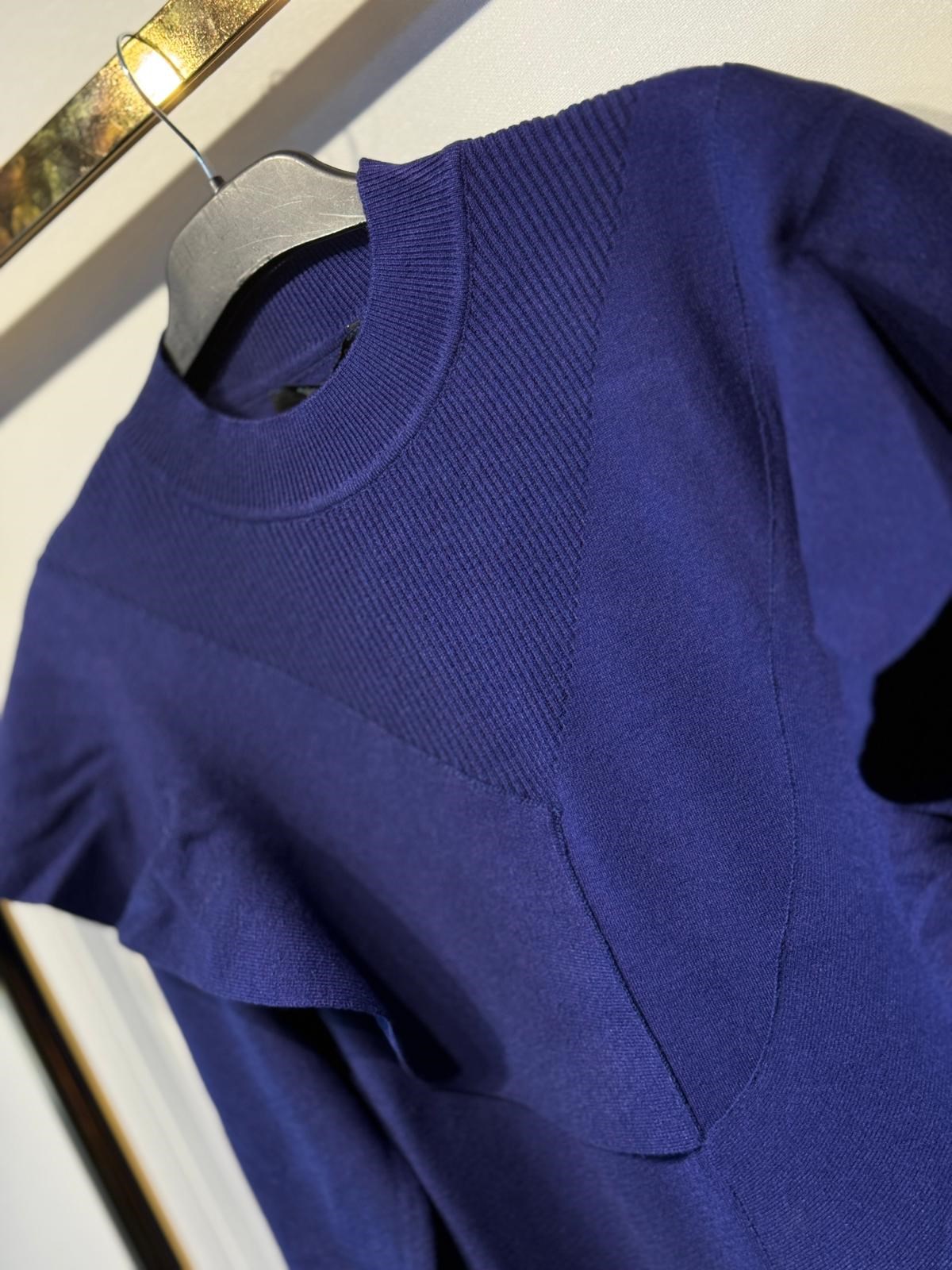 GHİSA  Parçalı Özel Tasarım Balıkçı Yaka Merserize Tunik