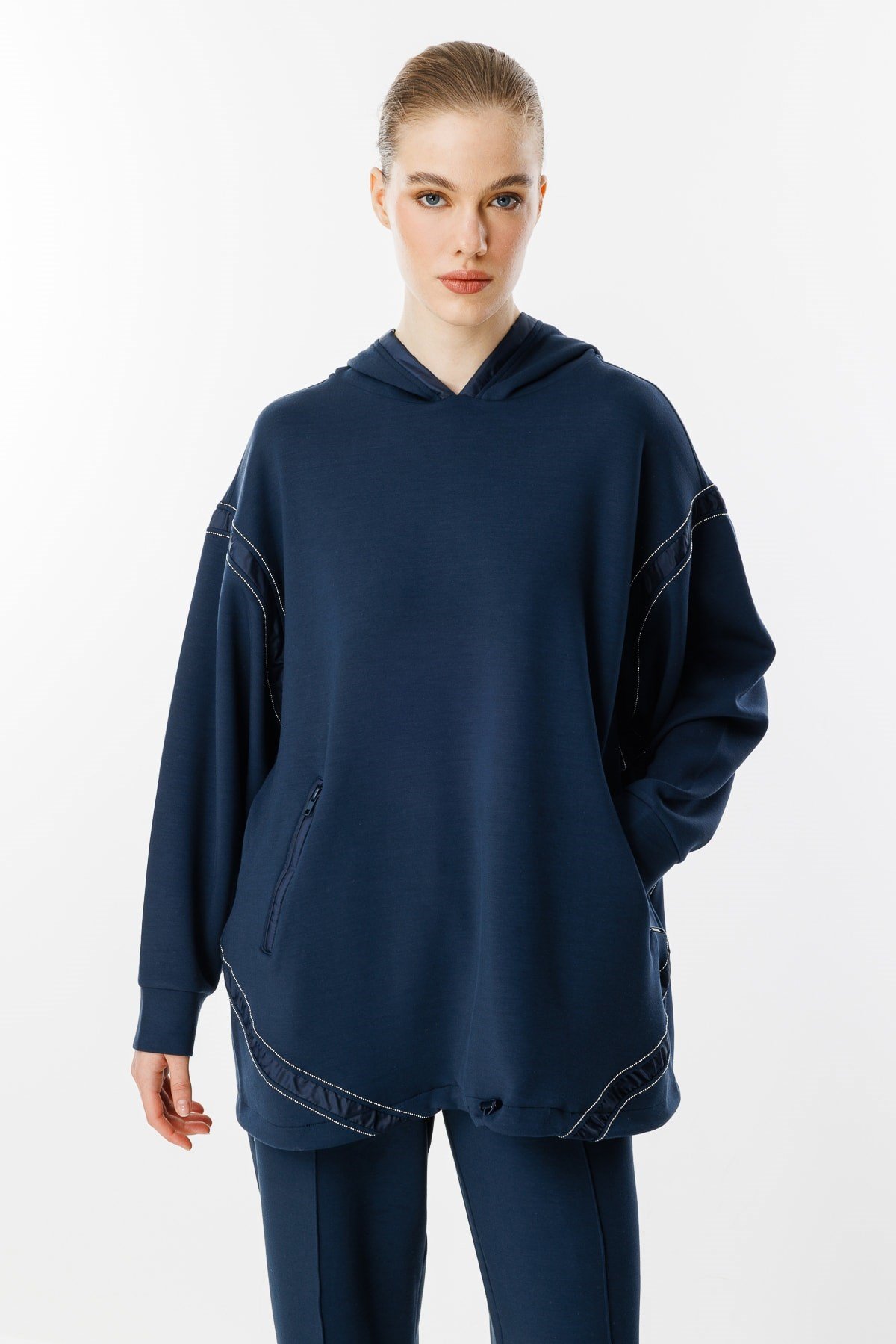 GHİSA Taş Detaylı Sweatshirt Pantolon Takım