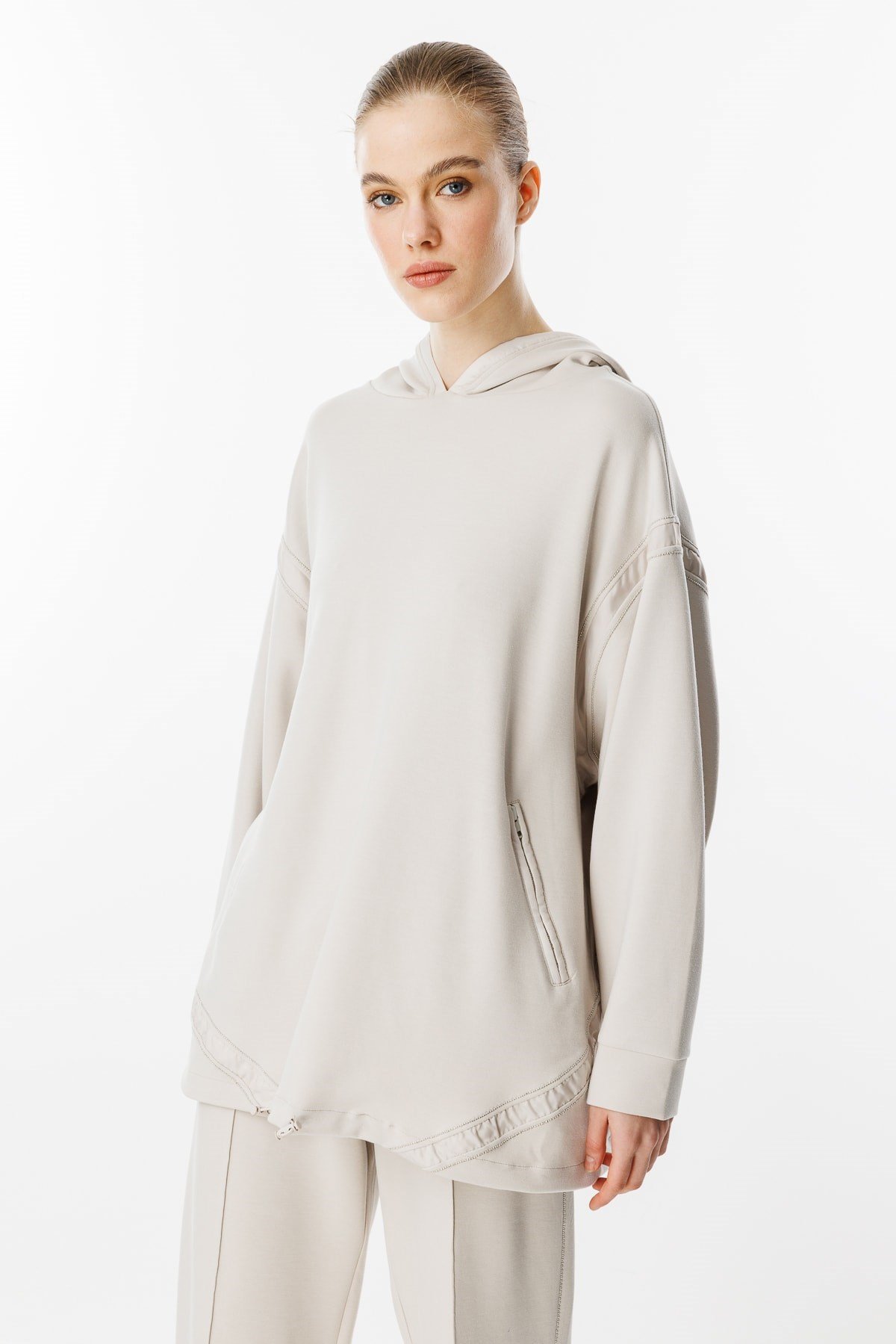 GHİSA Taş Detaylı Sweatshirt Pantolon Takım