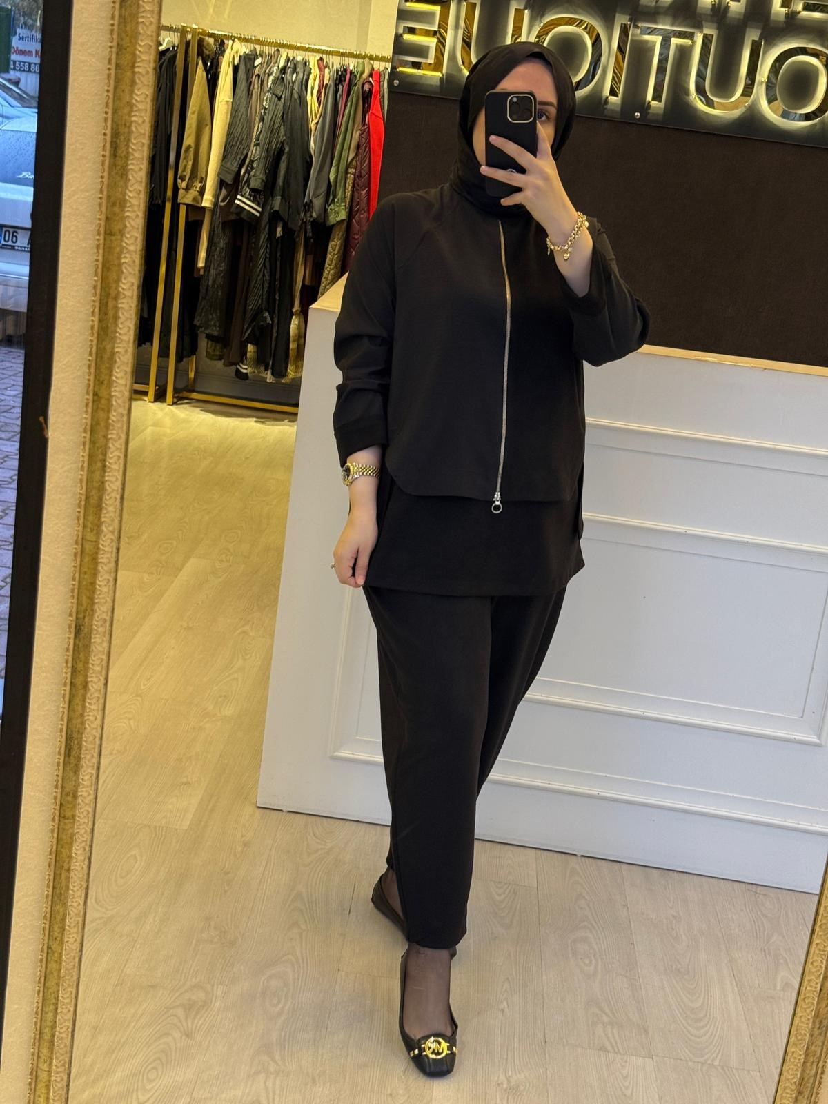 GHİSA Triko Mix Ceket Triko Pantolon Takım