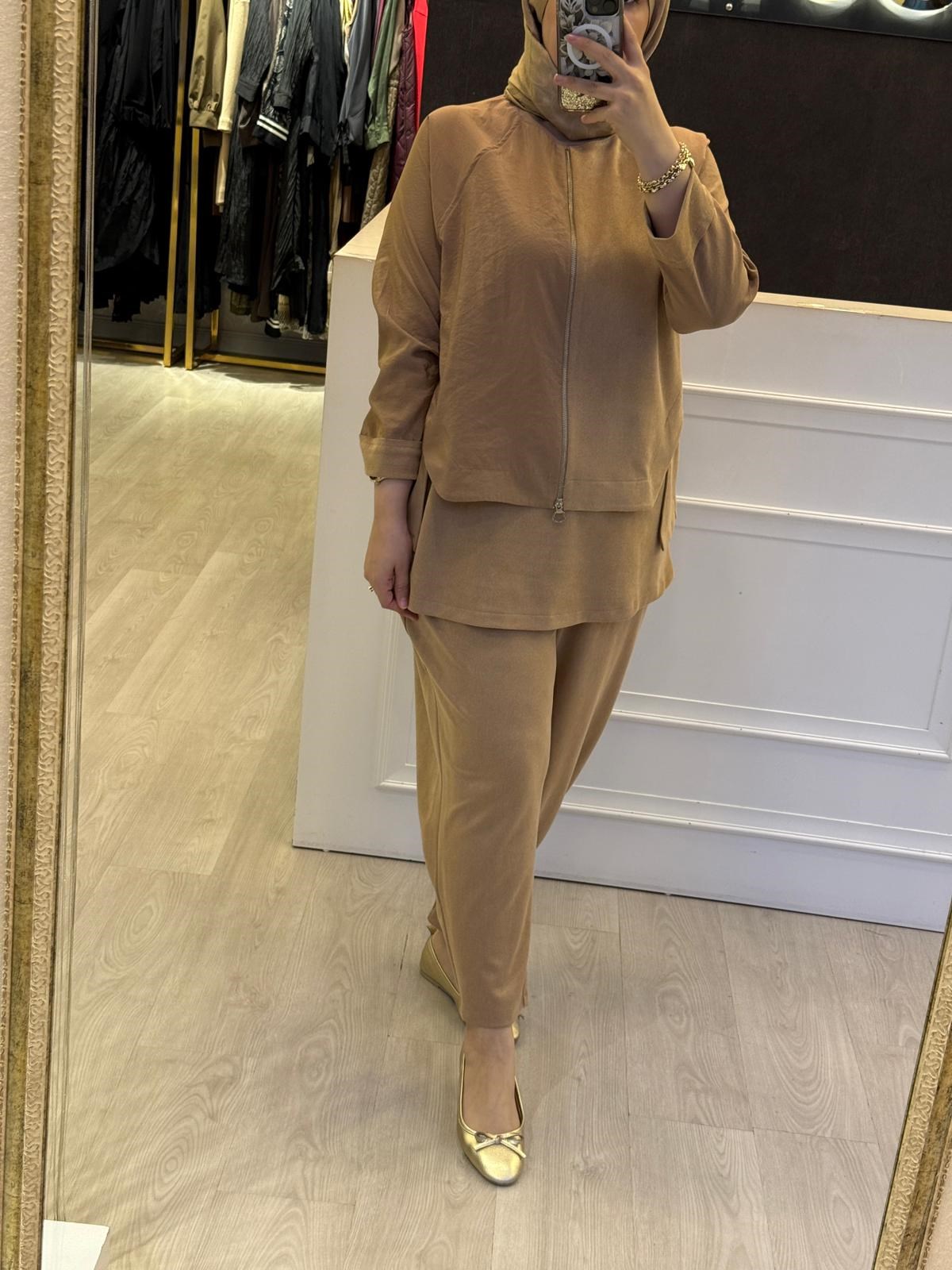 GHİSA Triko Mix Tunik Triko Pantolon Takım