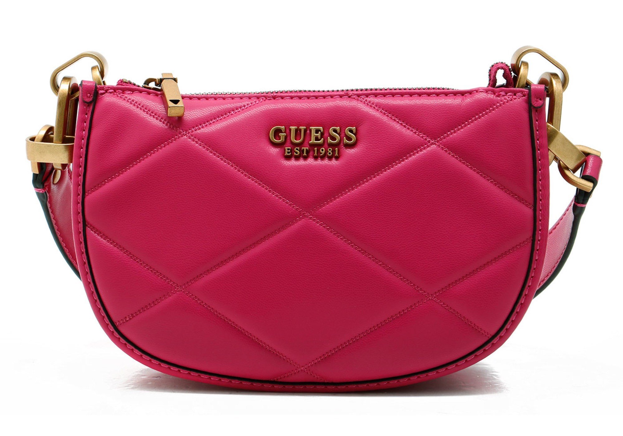 GUESS Geniş Kapitone davet çantası