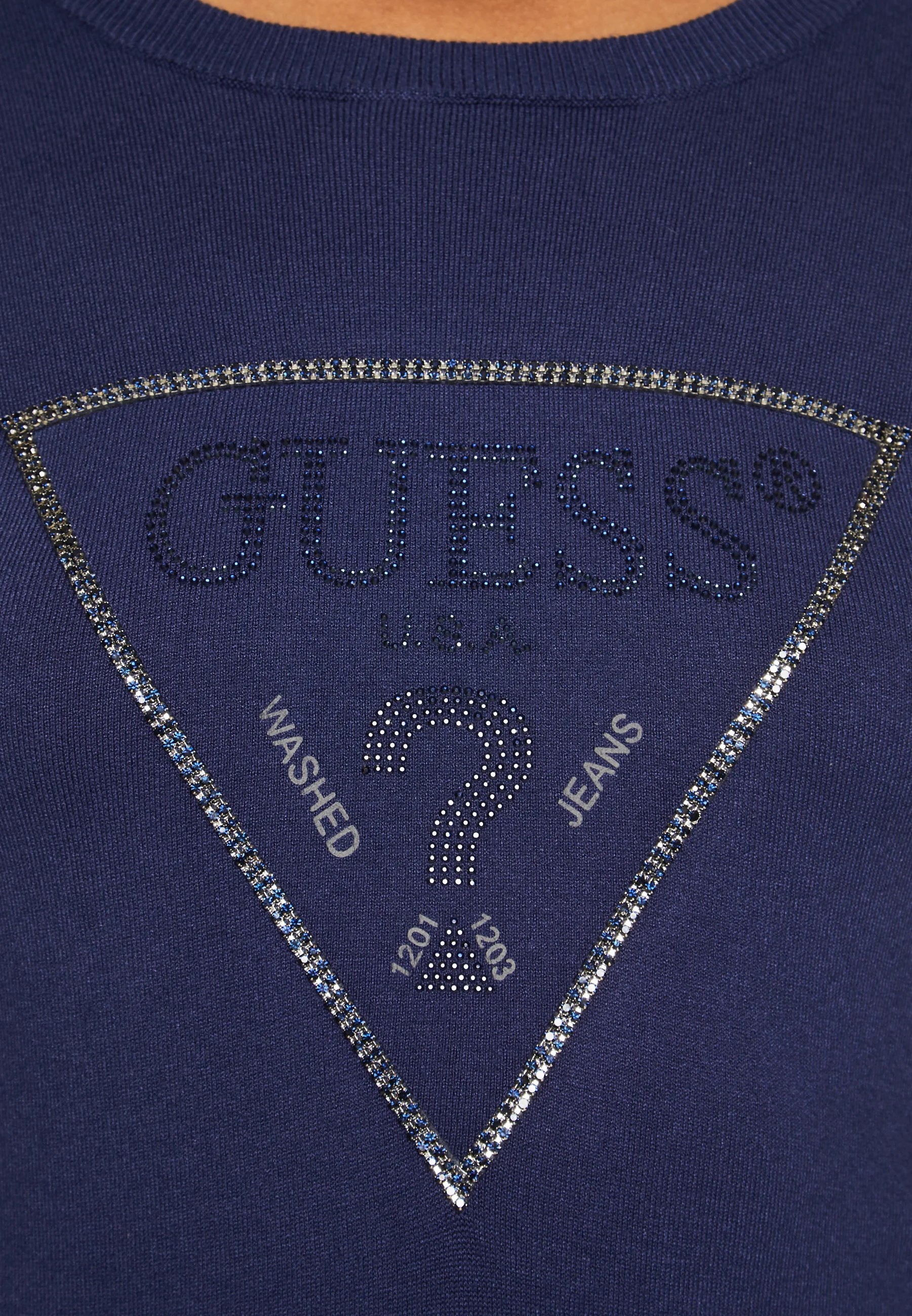 GUESS KAYLA kısa kollu kazak