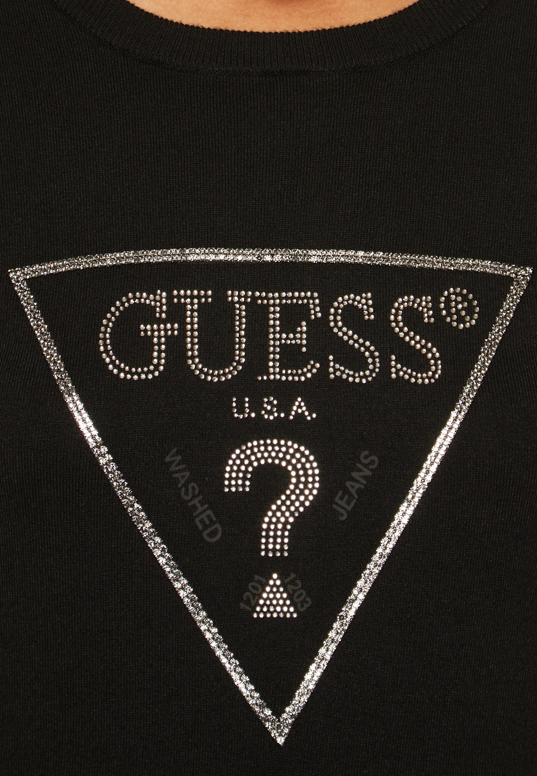 GUESS KAYLA kısa kollu kazak
