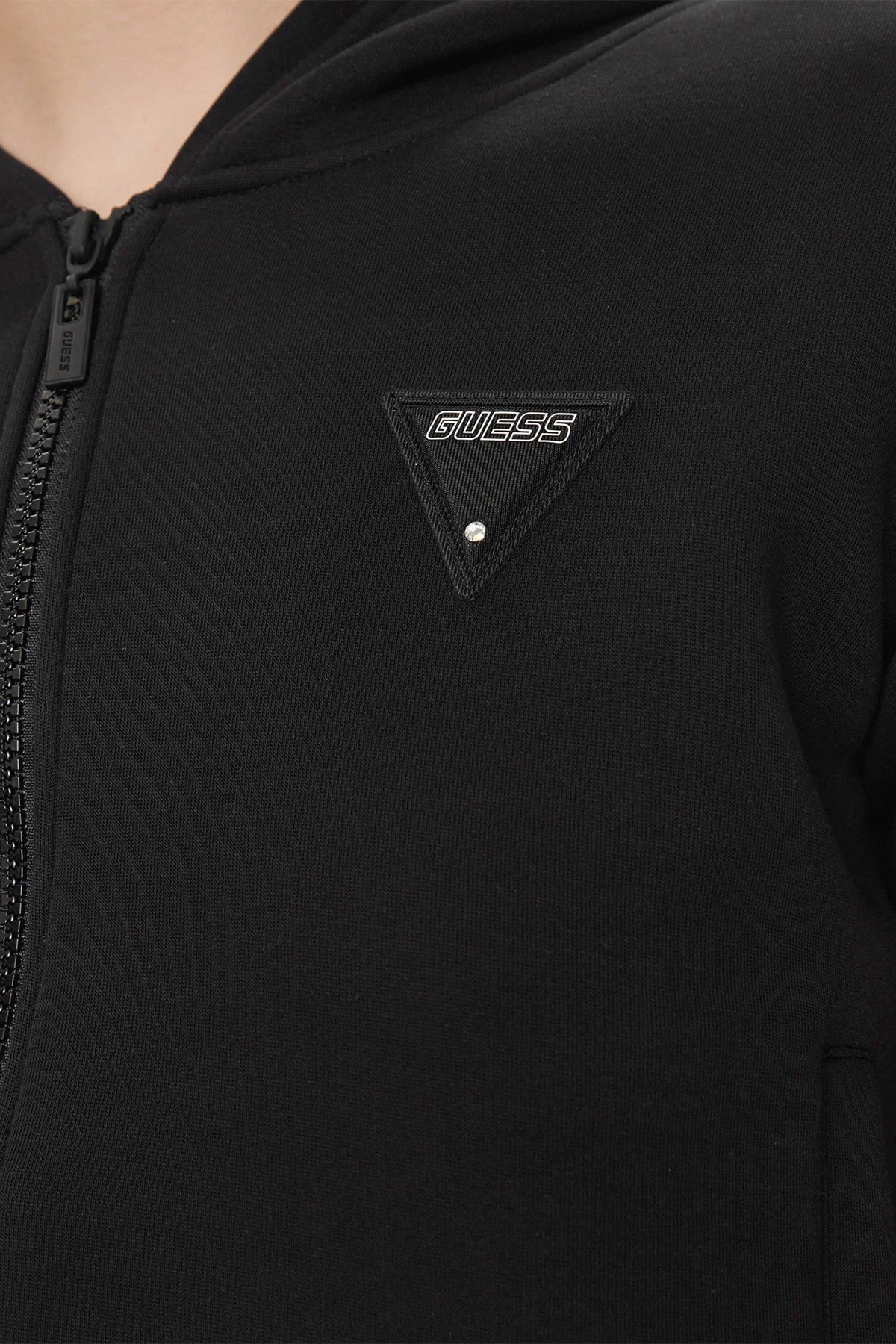 GUESS Kiara Scuba Kapüşonlu Crop Sweat