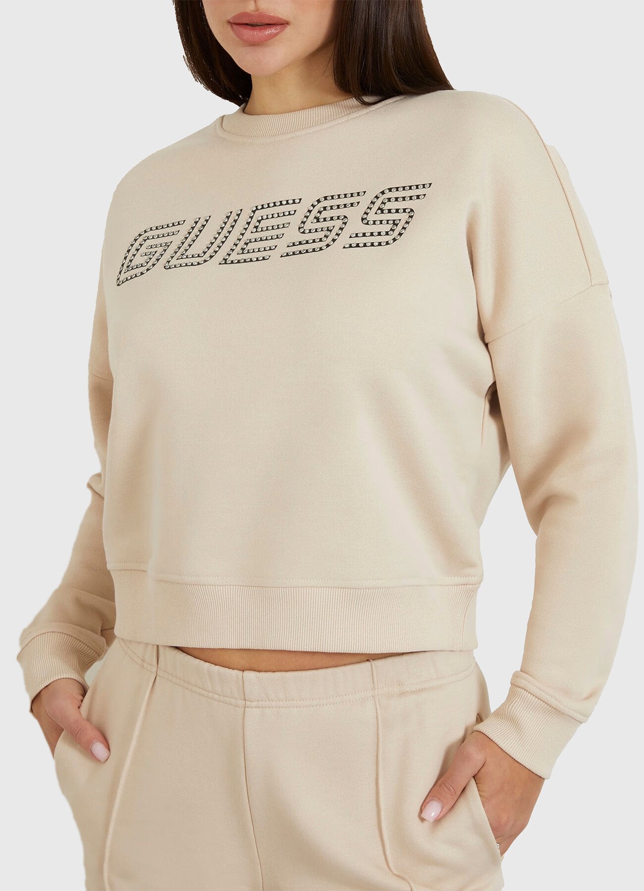 GUESS Nakış İşlemeli Sweat