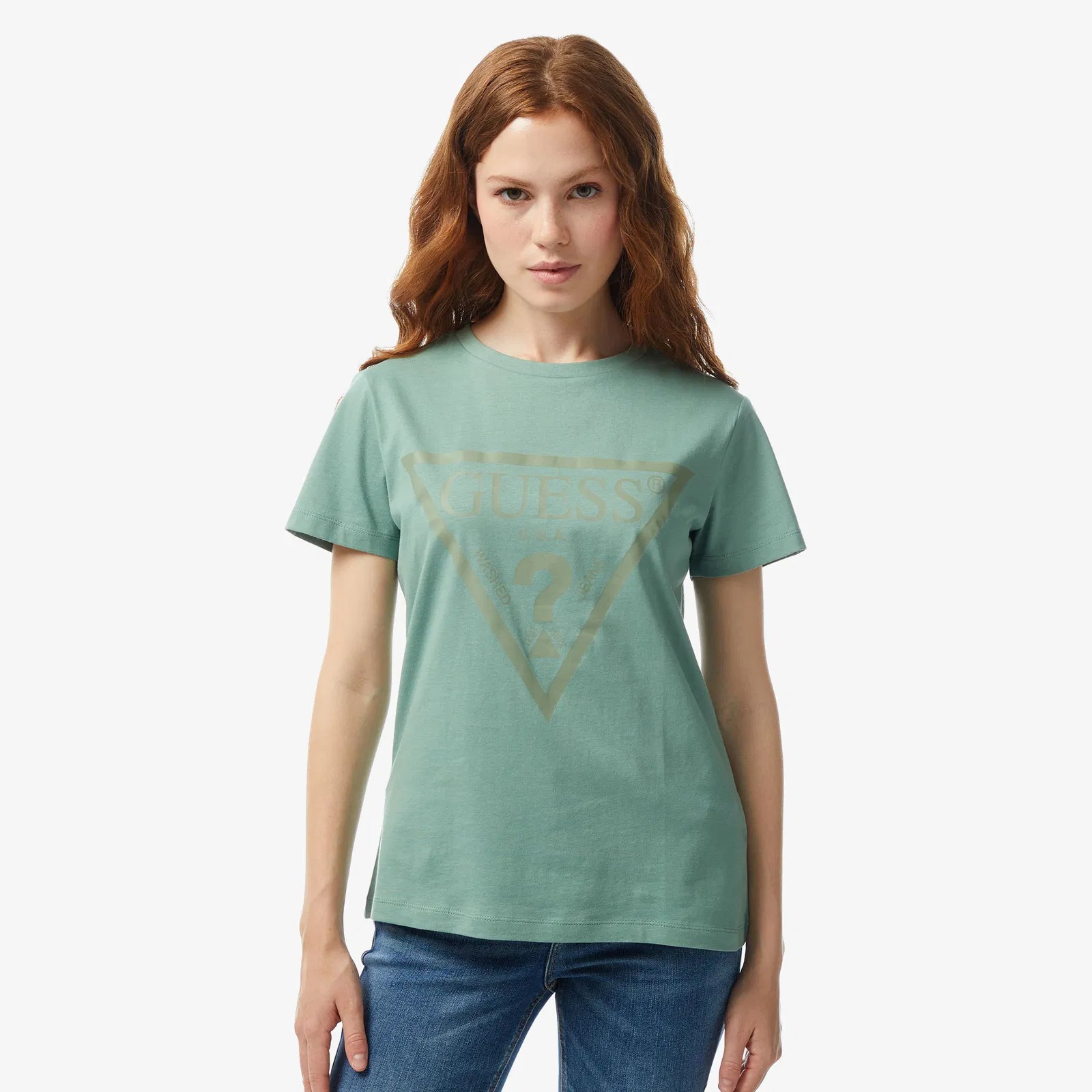 GUESS Önde logolu t-shirt