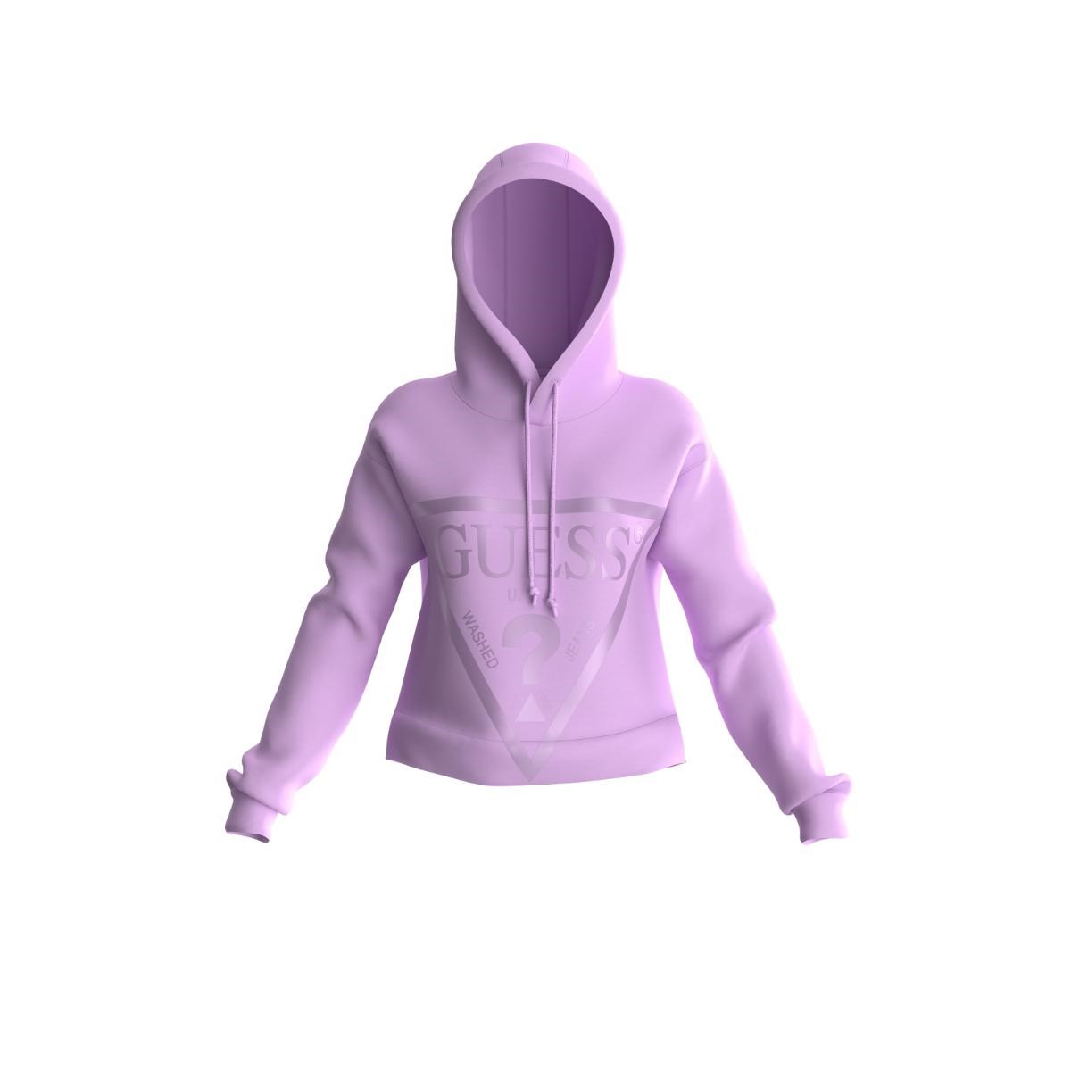 GUESS Önde üçgen logolu scuba sweatshirt