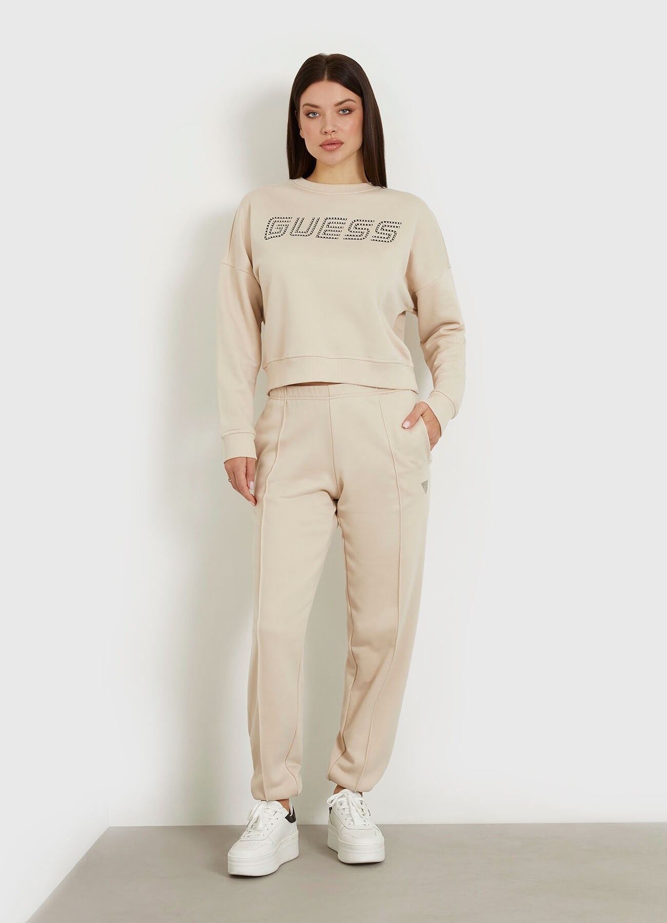 GUESS Orta Yükseklikte Jogger Pantolon