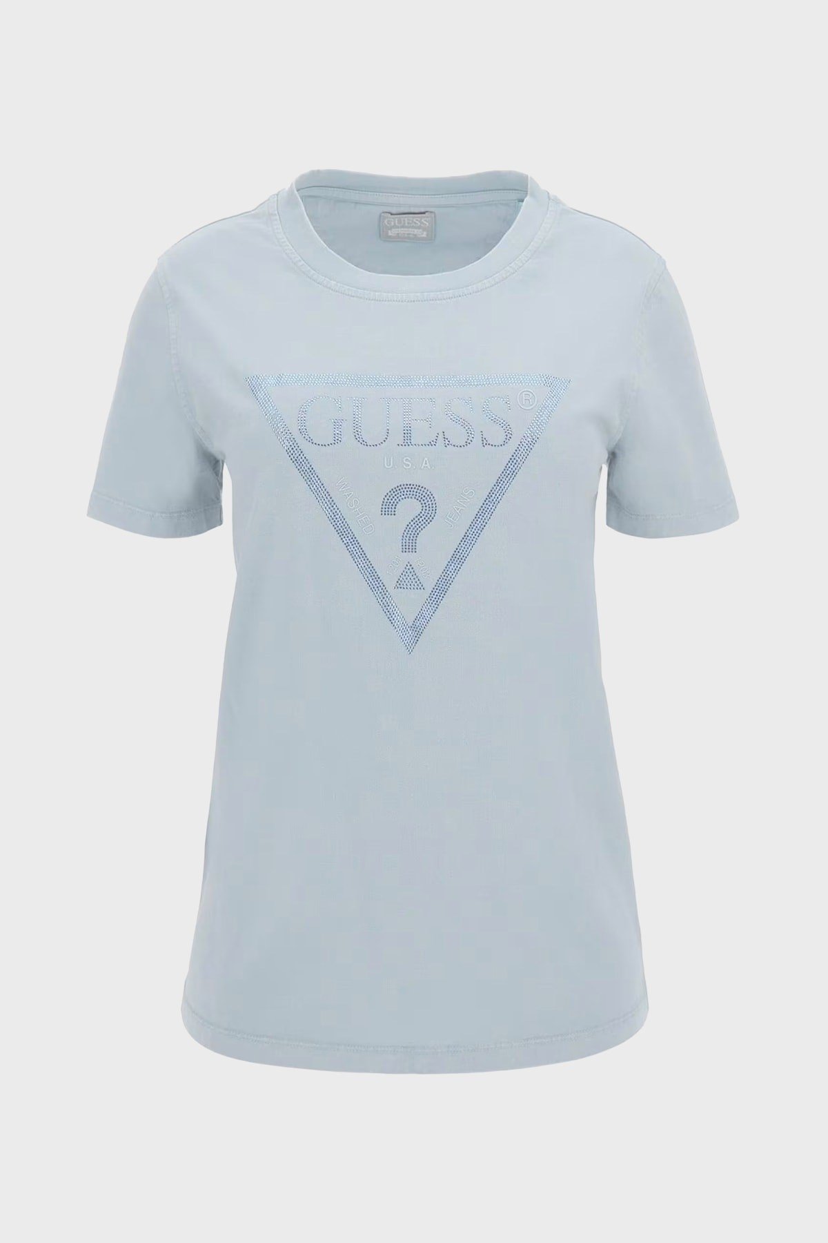 GUESS TAŞ ÜÇGEN AMBLEMLİ TSHİRT