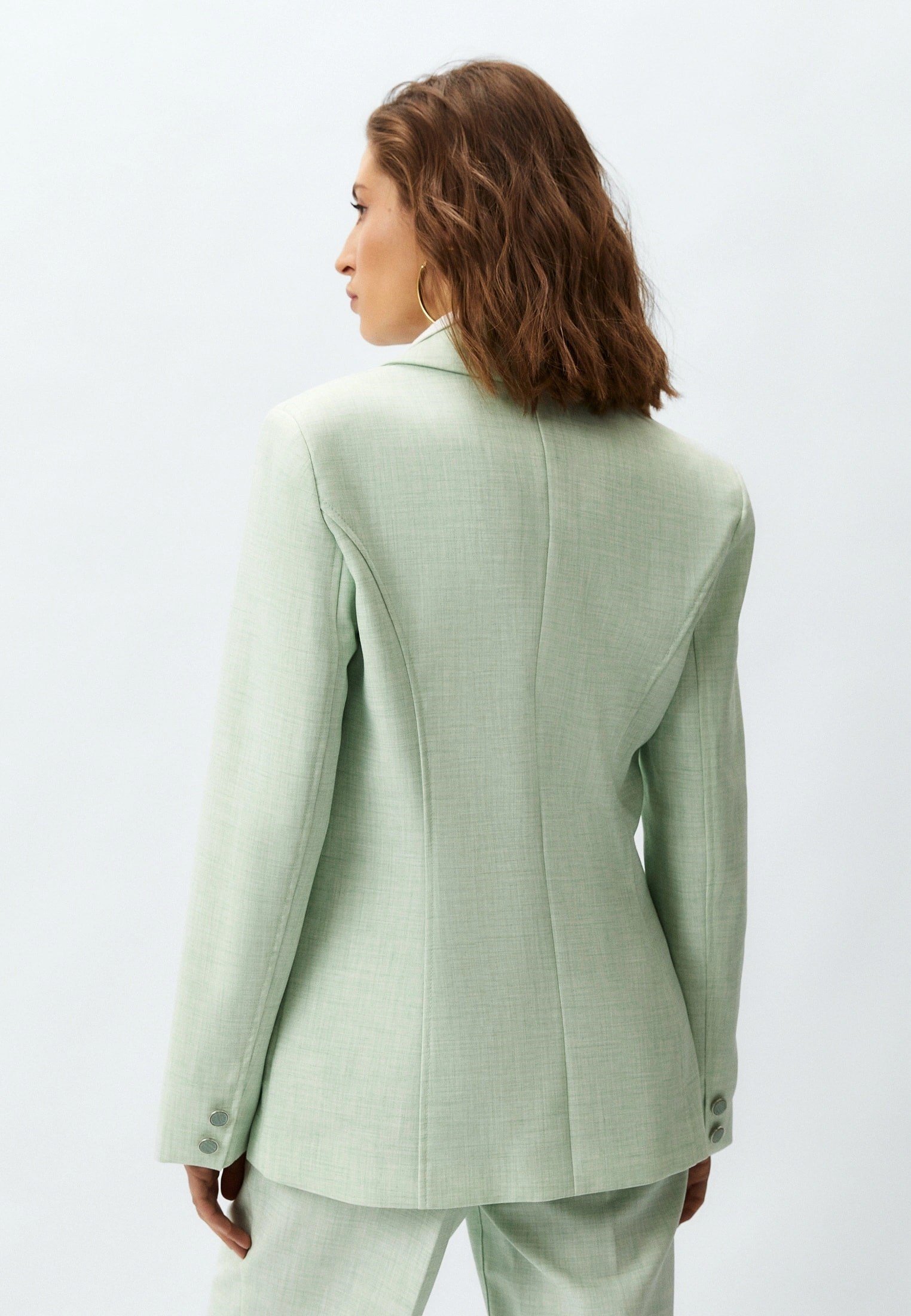 GUESS Tek sıra düğmeli blazer ceket